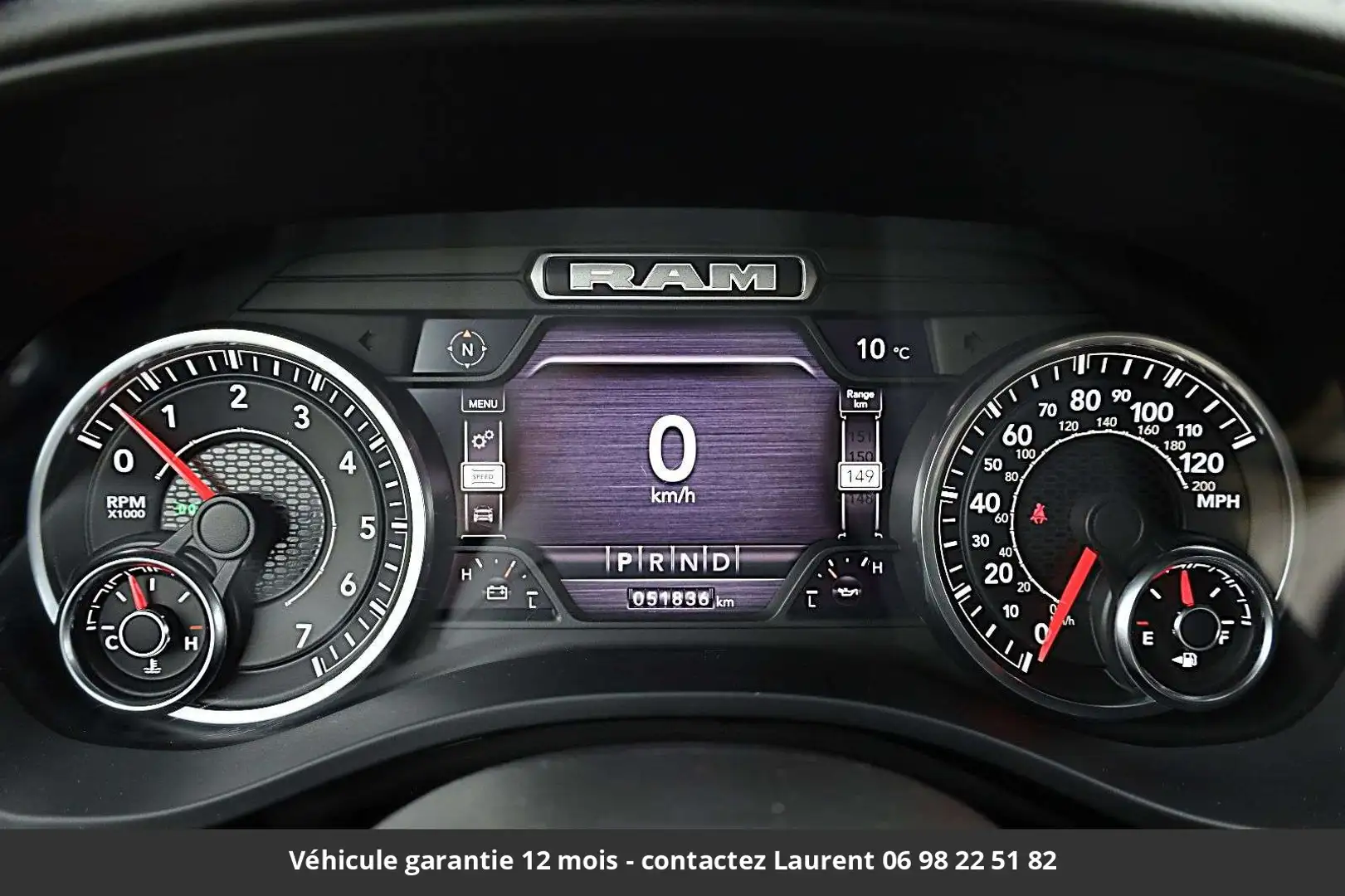 Dodge RAM Sport Night GPL 12P 5.7L 4x4 Tout compris hors homologation 4500e Noir - 2