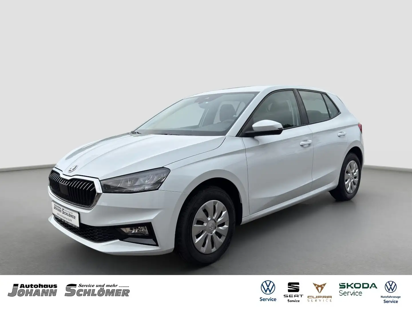 Skoda Fabia 1.0 Essence LED PDC KLIMA SHZ Klima Einparkhilfe Wit - 1