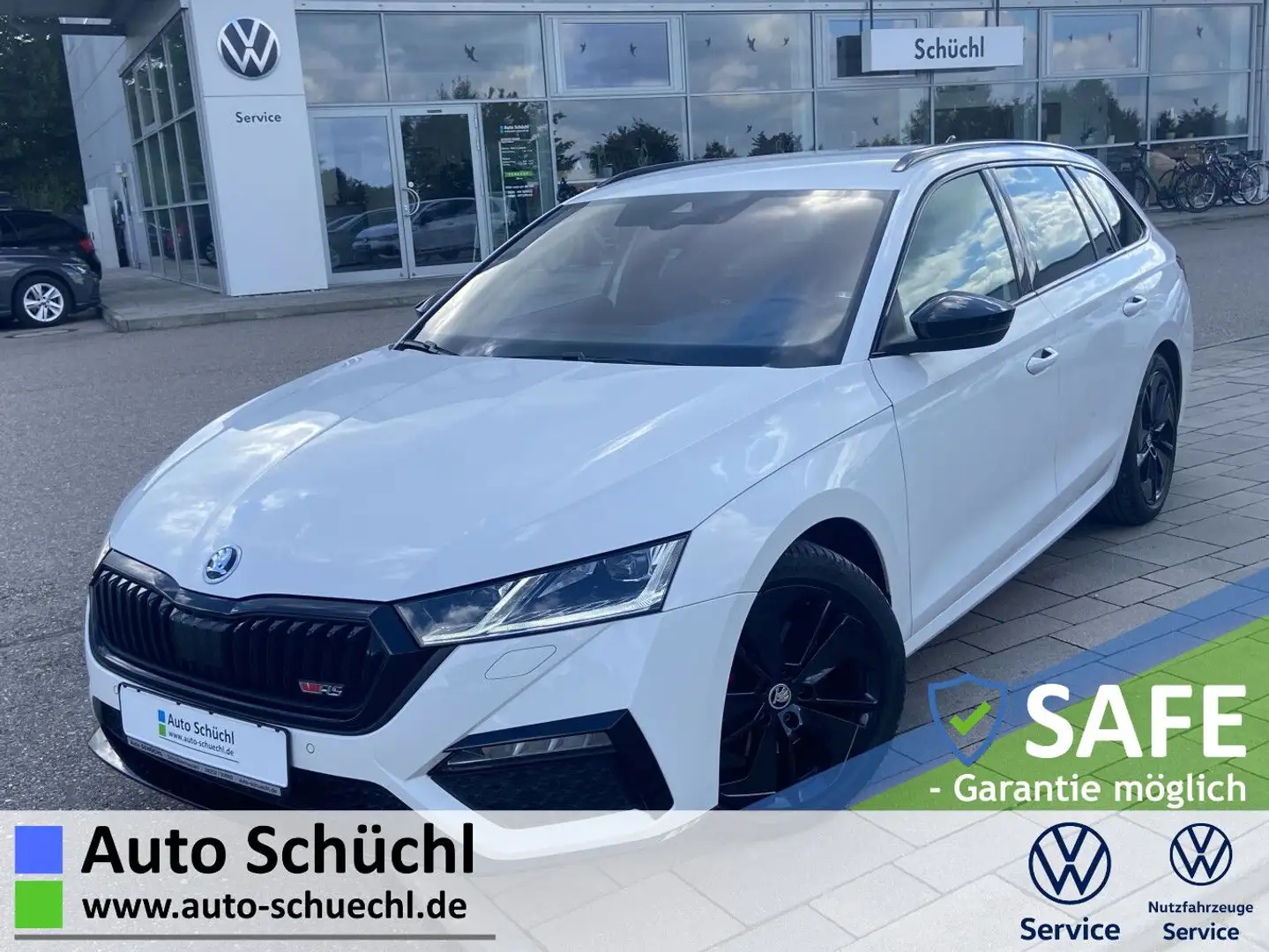 Skoda Octavia RS Combi 2.0 TDI DSG AHK+18"+EL.HECK+NAV Weiß - 1