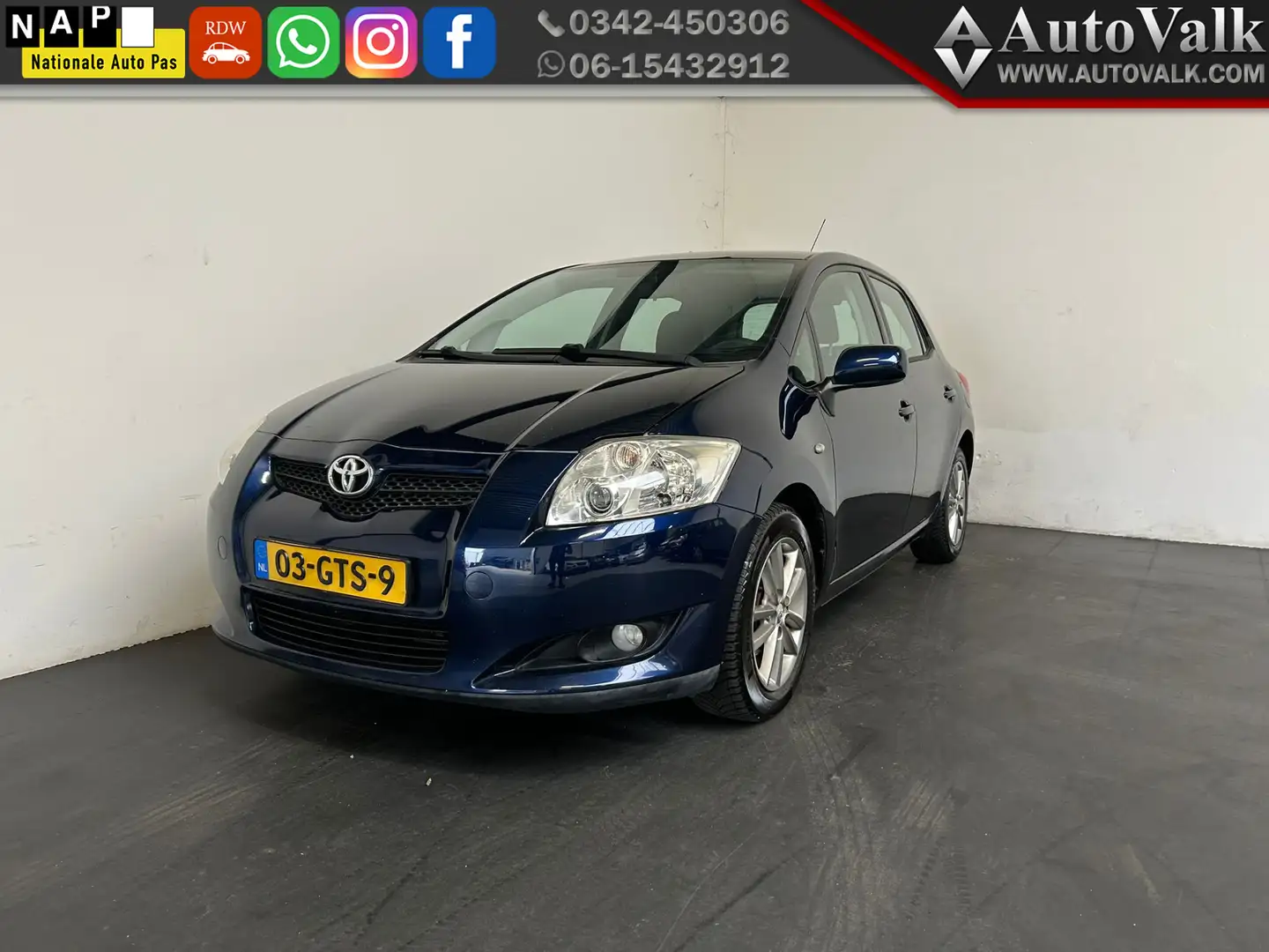 Toyota Auris 1.6-16V Dynamic. Clima. Navi! Blau - 1