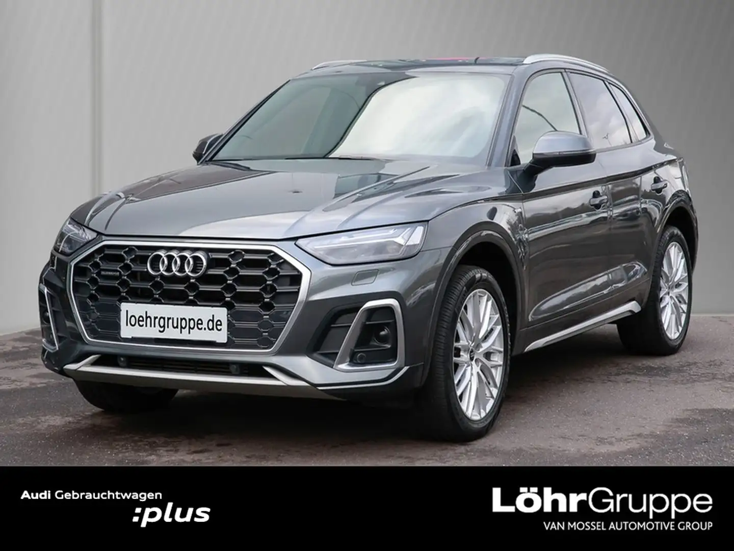 Audi Q5 55 TFSIe S line Matrix AHK B&O Business Grau - 1