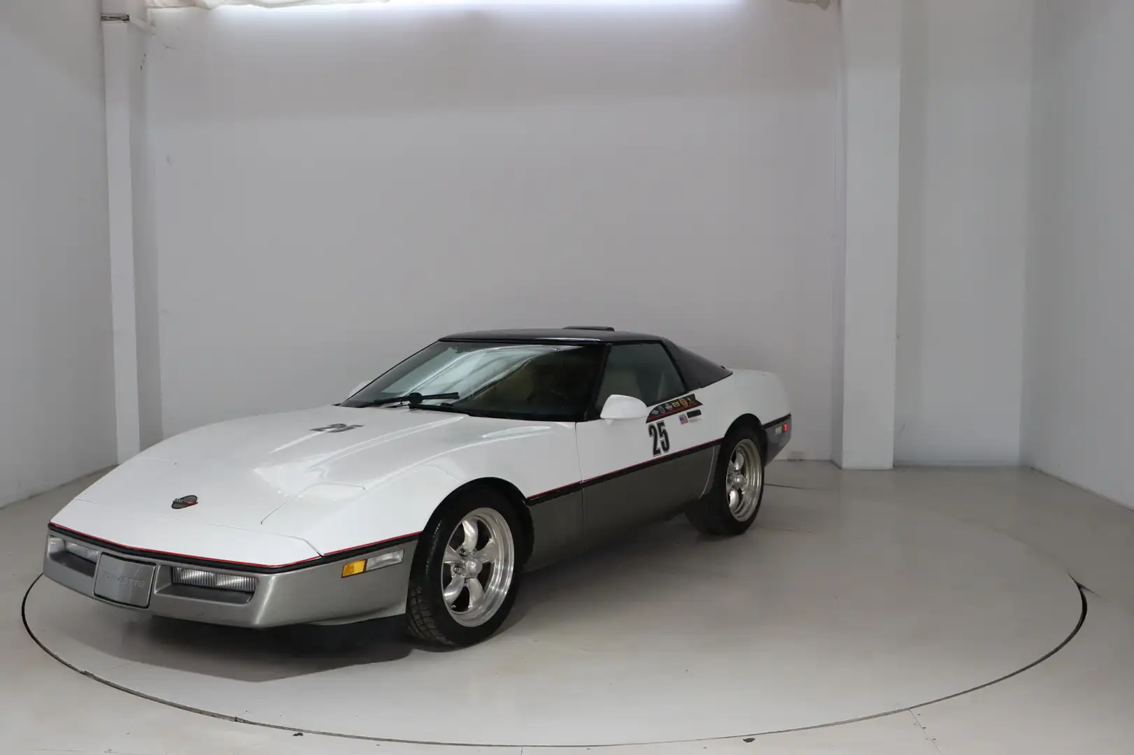 Corvette C4 * Leder * el. Fensterheber Weiß - 1