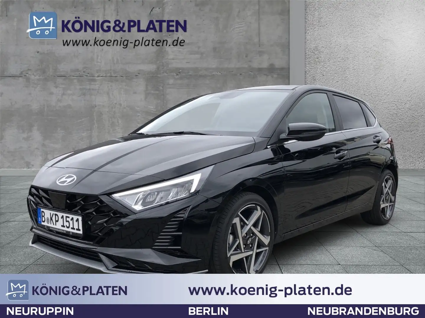 Hyundai i20 FL 1.0 T-GDi (100 PS) 7-DCT 2WD PRIME (MJ25) Navi Schwarz - 1