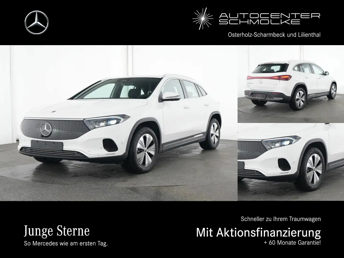 Mercedes-Benz EQA 300 EQA 300 4M AHK*MEMORY*DISTRO+*360°*TOTWINKEL*etc Weiß - 1