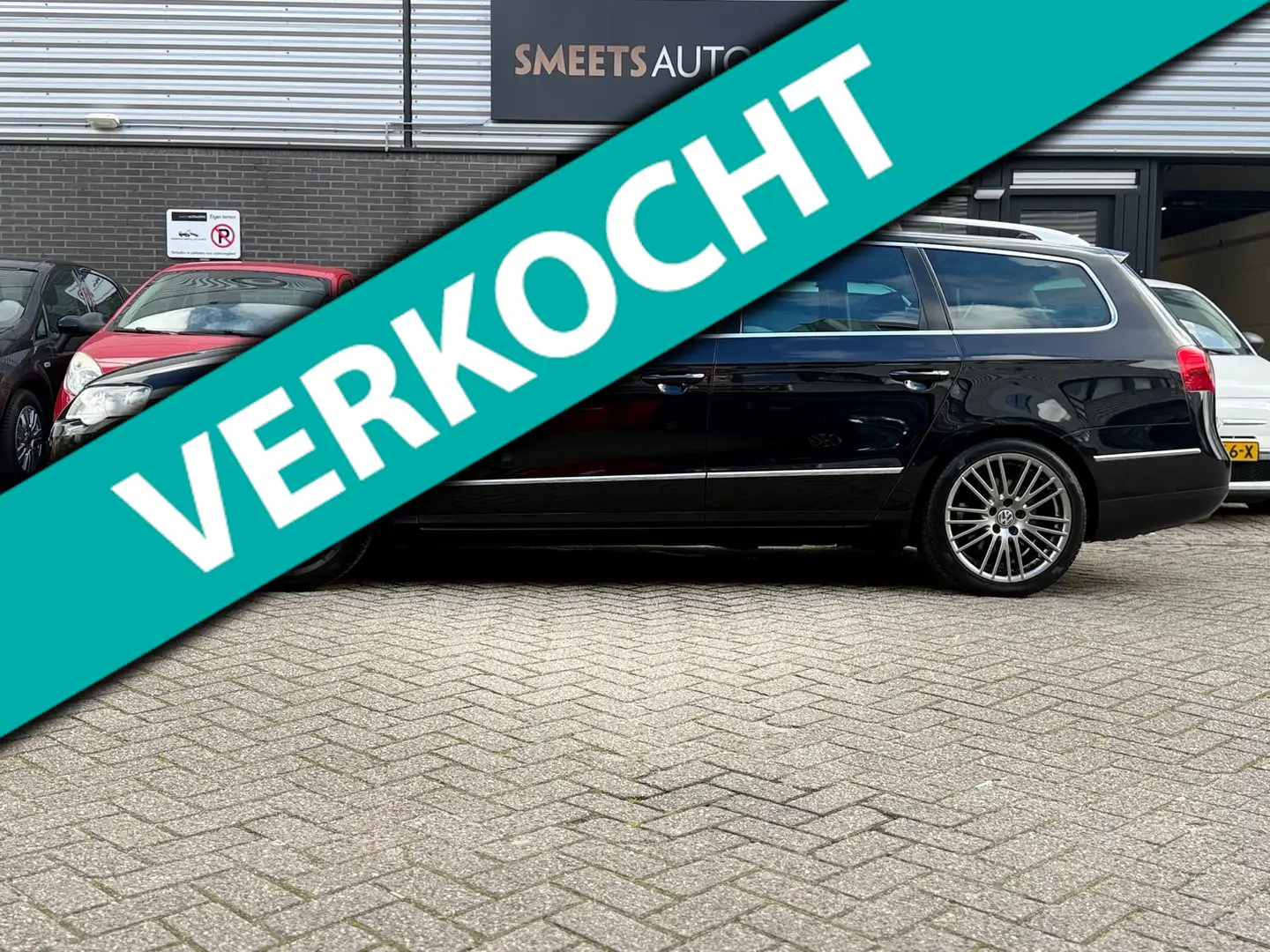 Volkswagen Passat 3.2 V6 Highline Business 4M,Automaat,Leer,Open dak Zwart - 1