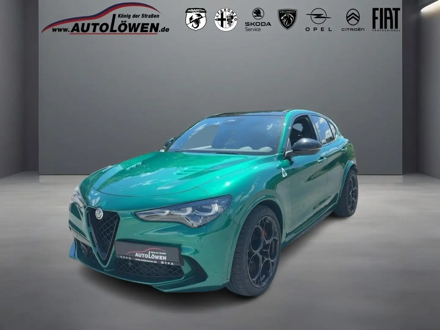 Alfa Romeo Stelvio Quadrifoglio ABSOLUT VOLL Keramikbremsen Grün - 1