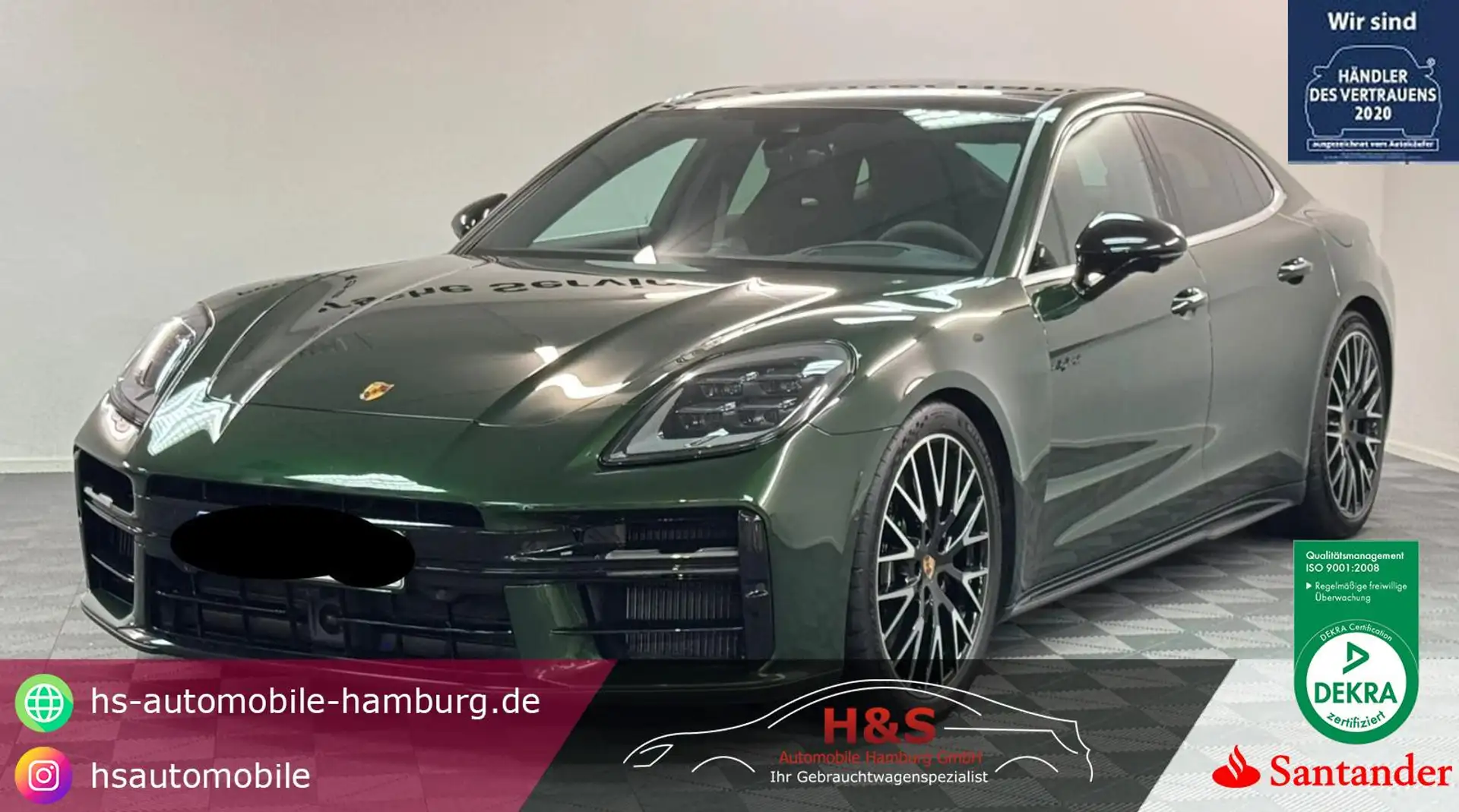 Porsche Panamera 4 E-Hybrid Vert - 1