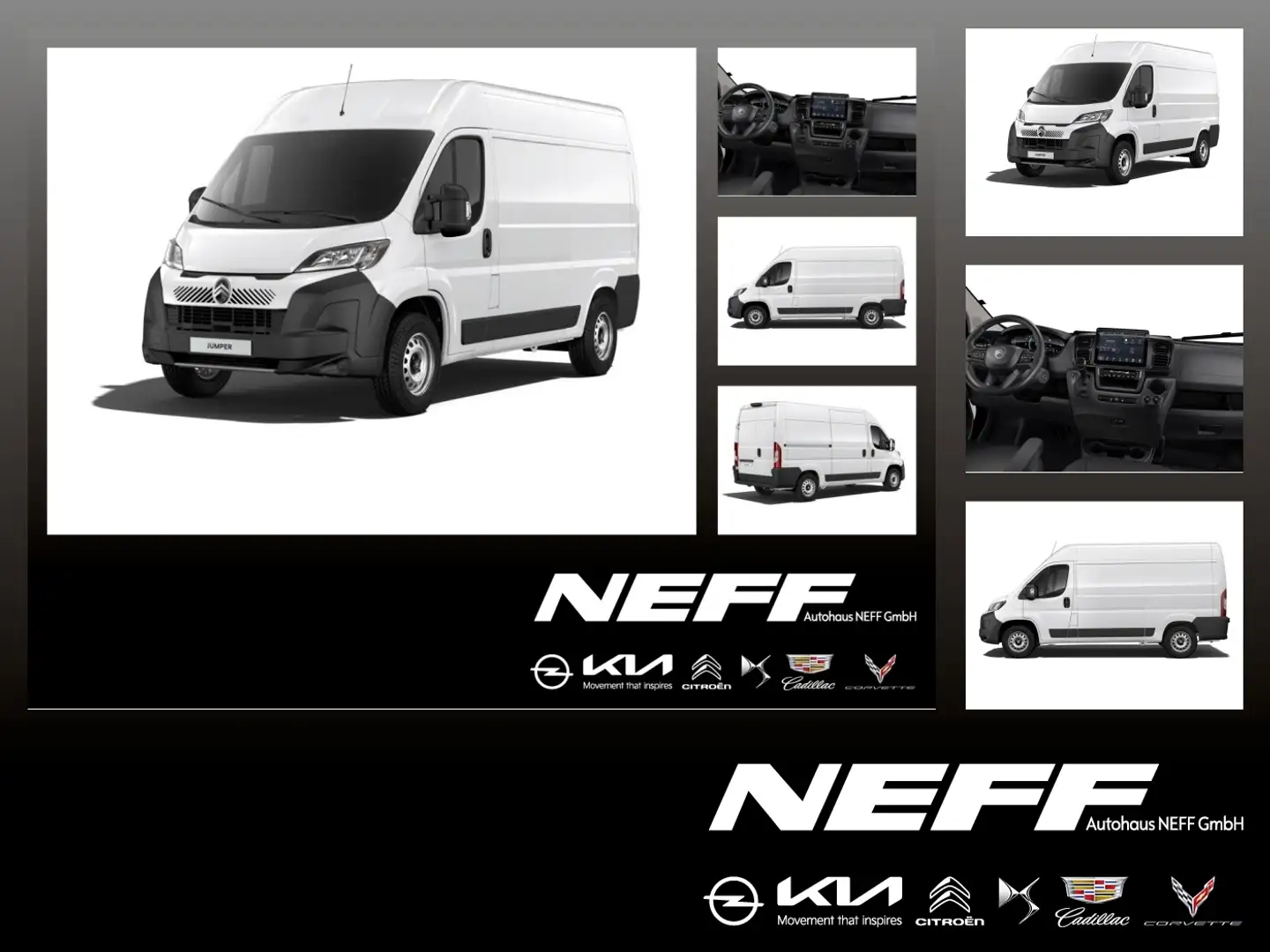 Citroen Jumper Kasten Hochraum L3H2 3.5t 180PS Wit - 1