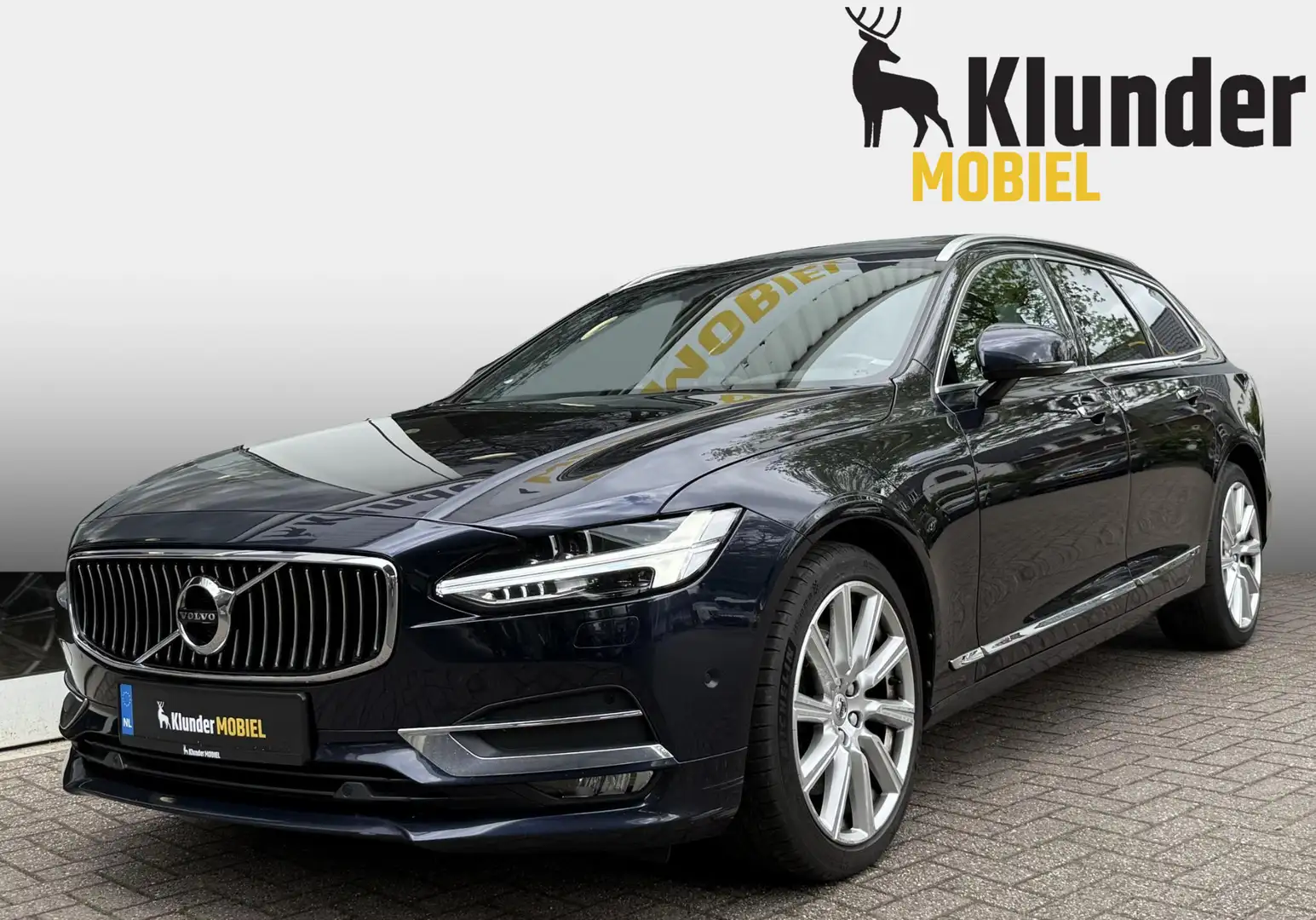 Volvo V90 2.0 T6 AWD Inscription |Panorama|Luchtvering|Trekh Blauw - 1