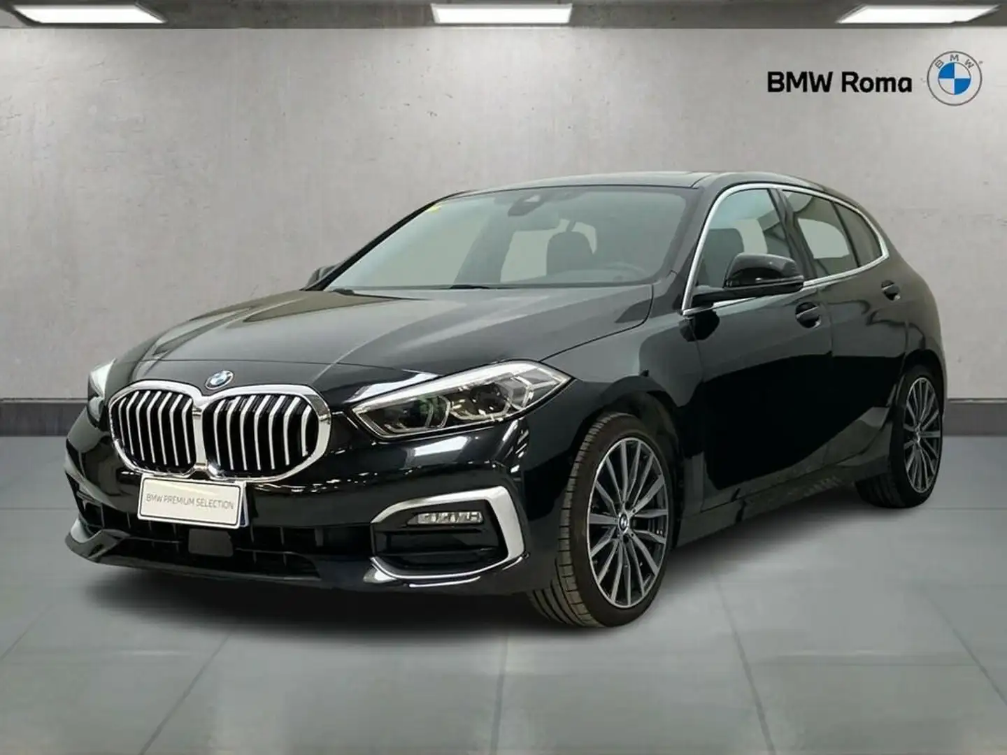 BMW 118 d Luxury auto Nero - 1