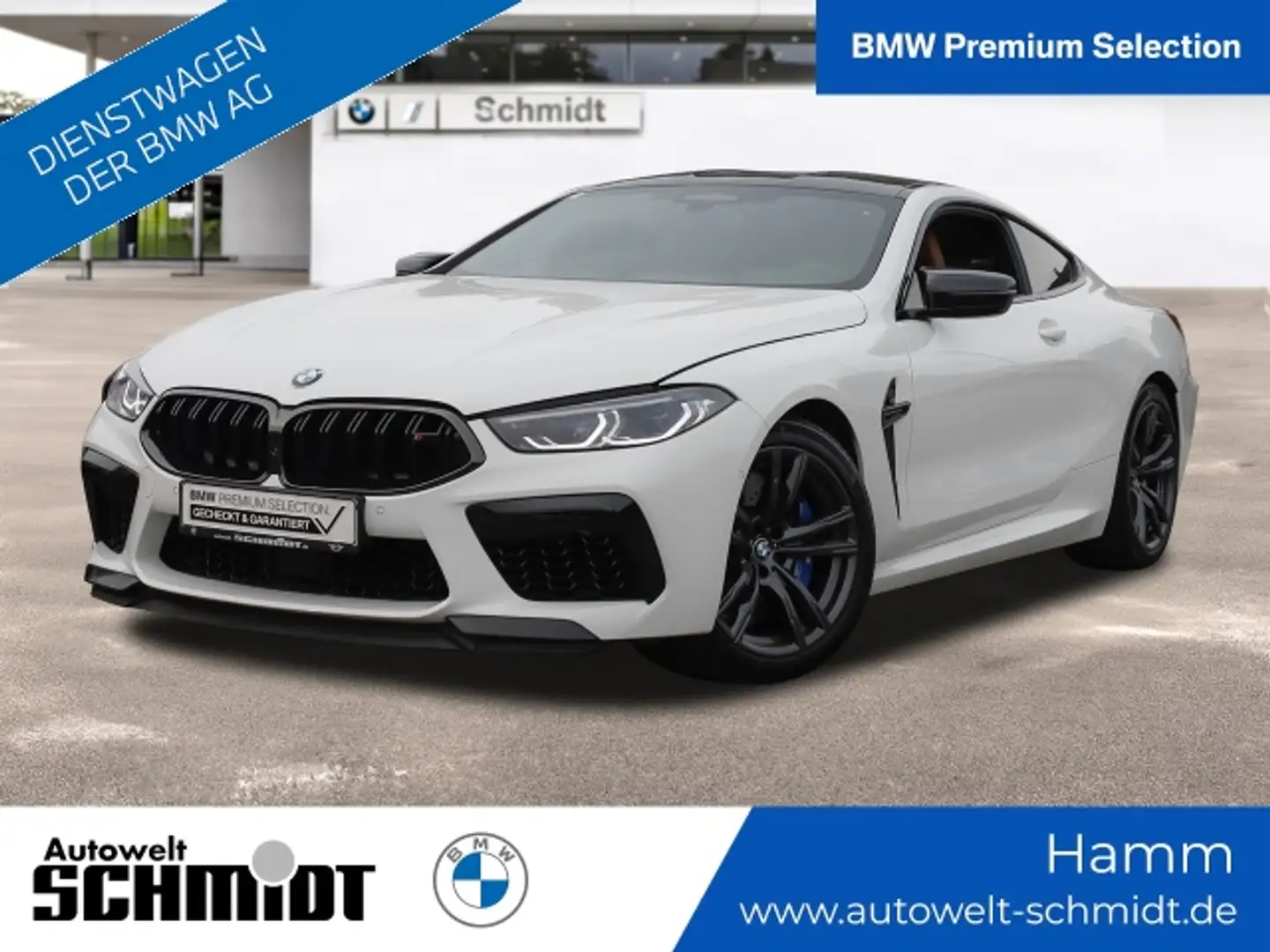 BMW M8 Competition xDrive Coupe / 0 Anz= 1.289,- !!! Blanc - 1