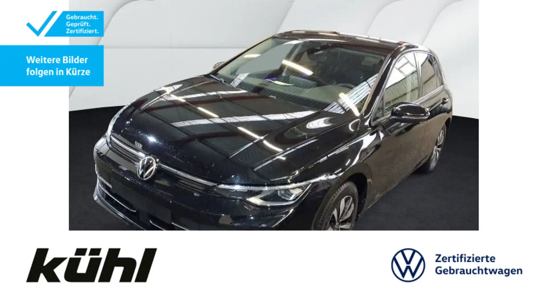 Volkswagen Golf 8 VIII 1.5 eTSI DSG Goal LED+/ACC/Kamera/Ap Schwarz - 1