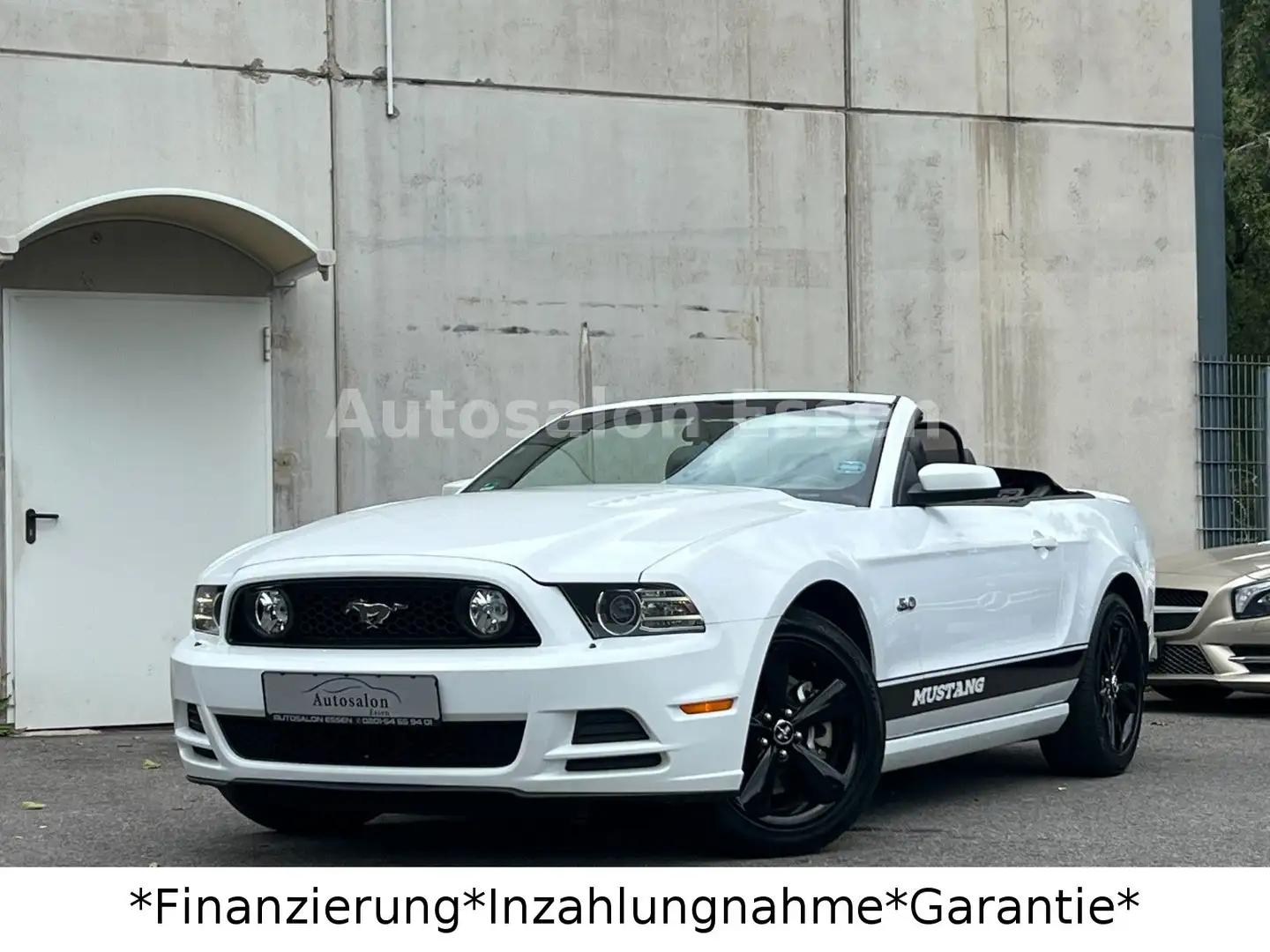 Ford Mustang 5.0 GT V8*Cabrio*Automatik*Unfallfrei* Weiß - 1