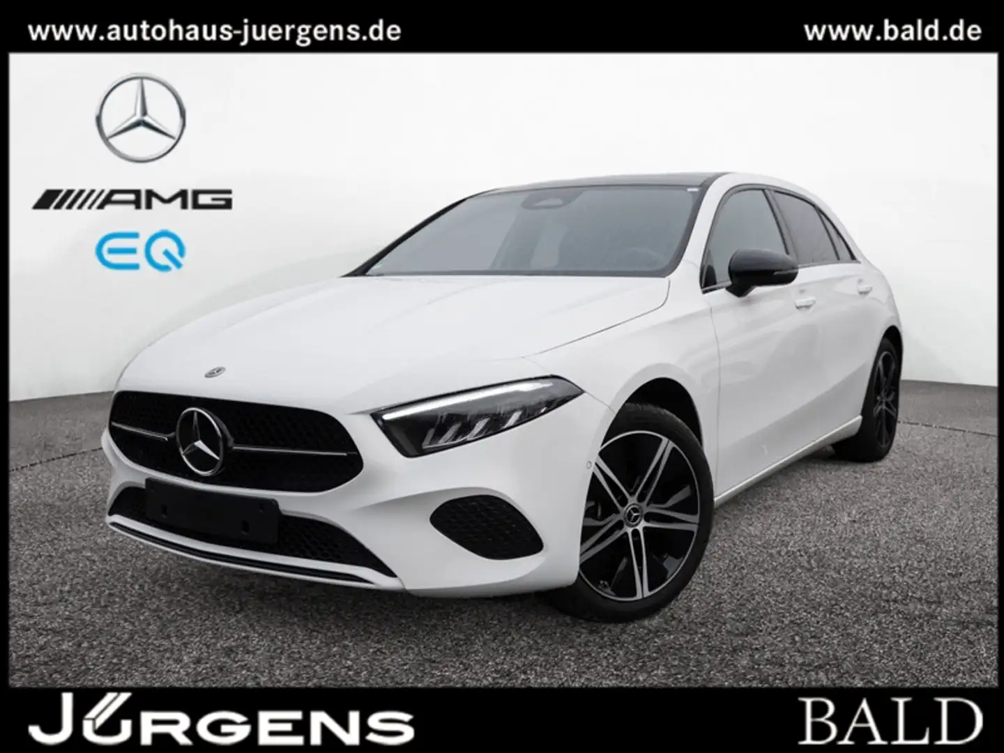 Mercedes-Benz A 250 e Progressive/LED/Cam/Pano/Night/Leder/18" Weiß - 1
