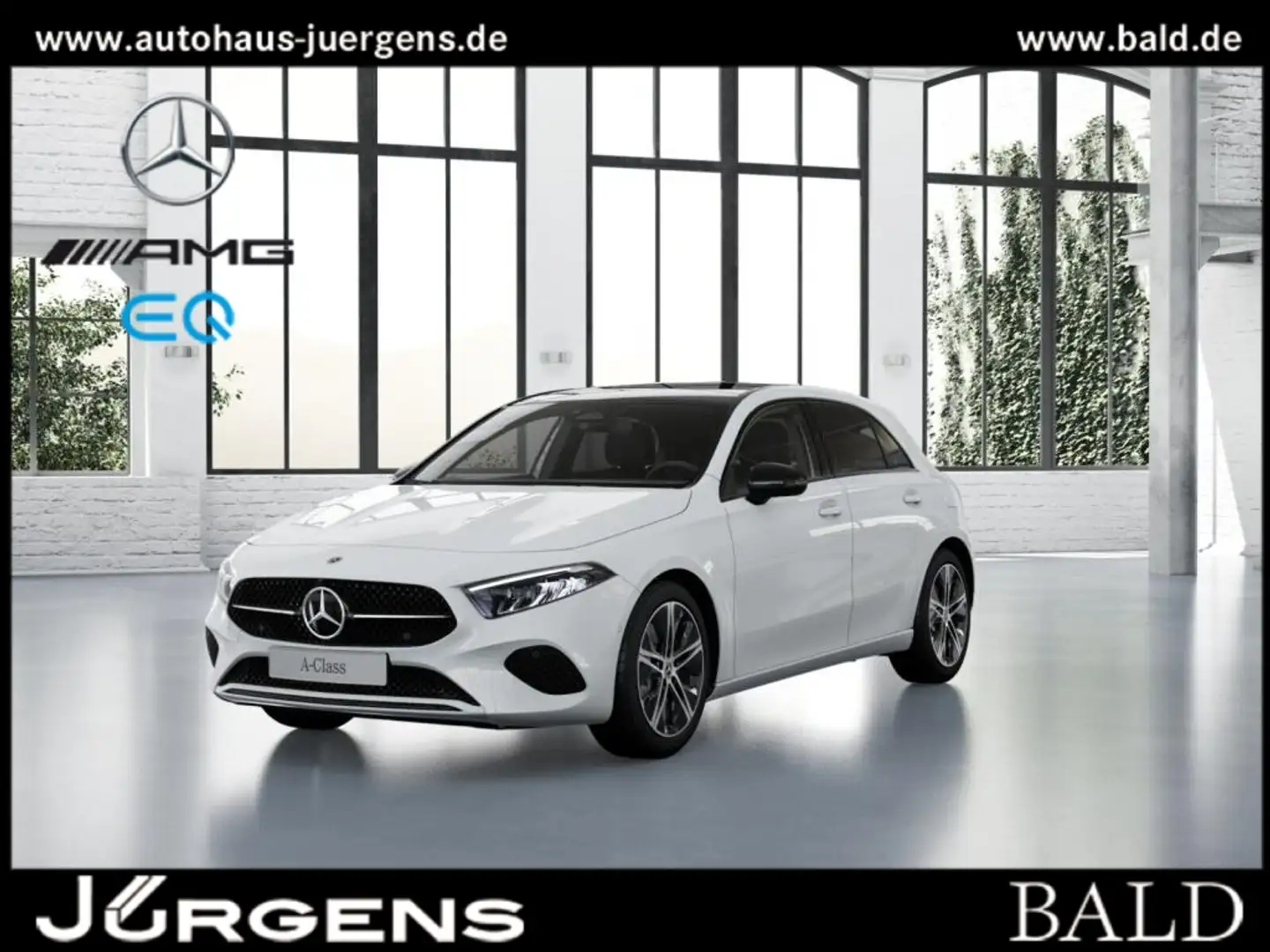 Mercedes-Benz A 250 e Progressive/LED/Cam/Pano/Night/Leder/18" Weiß - 1