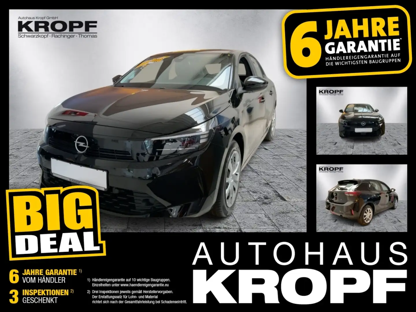 Opel Corsa F 1.2 Edition **FLA LED PDC SpurH** Schwarz - 1