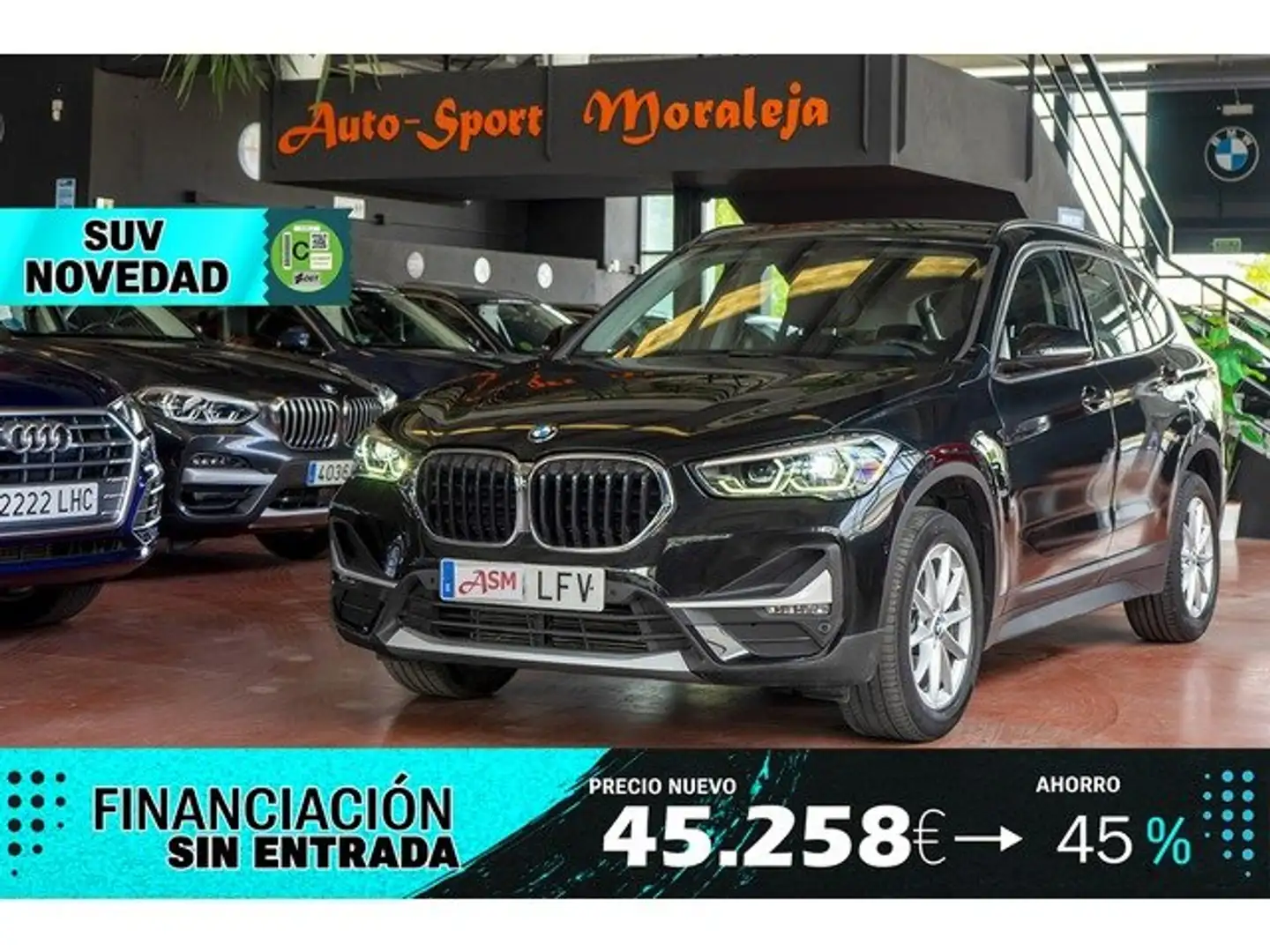BMW X1 sDrive 18dA Negro - 1