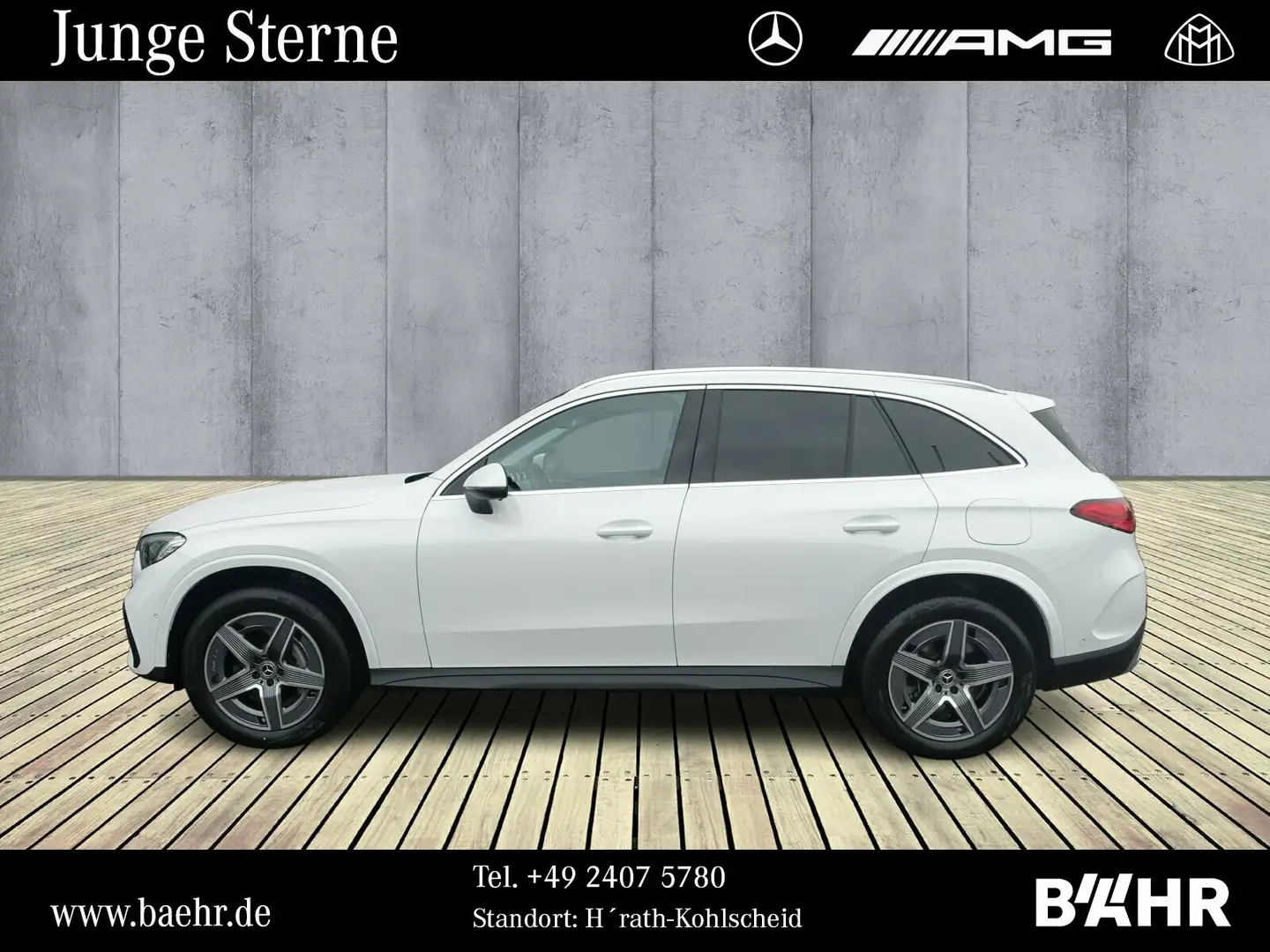 Mercedes-Benz GLC 300 GLC 300 de 4M AMG/Pano/AHK/Distronic/RFK/LMR19" Weiß - 2