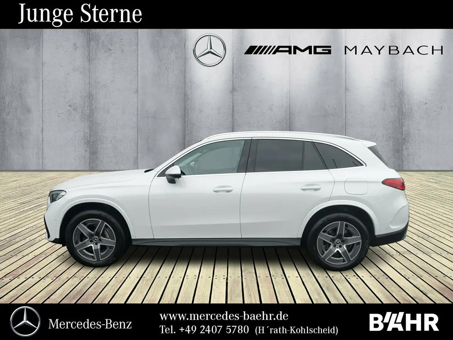 Mercedes-Benz GLC 300 GLC 300 de 4M AMG/Pano/AHK/Distronic/RFK/LMR19" Weiß - 2