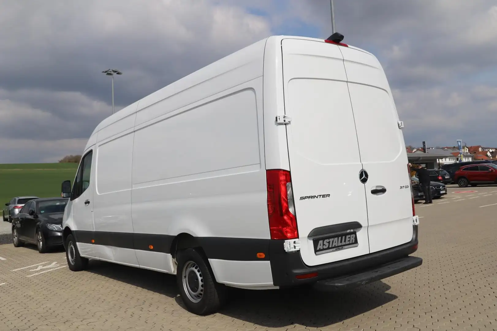 Mercedes-Benz Sprinter 317 CDI KA Hoch Maxi Lang L3H2 4325+Kli Weiß - 2