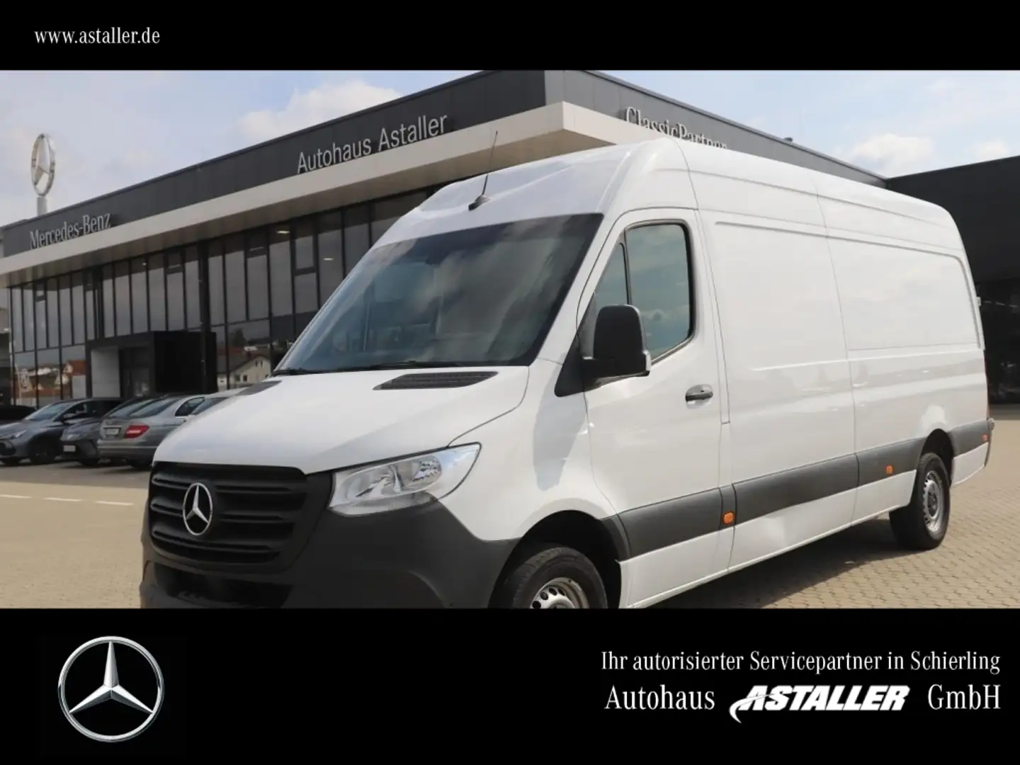 Mercedes-Benz Sprinter 317 CDI KA Hoch Maxi Lang L3H2 4325+Kli Weiß - 1