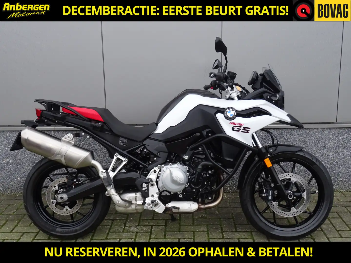 BMW F 750 GS ABS 35 KW VERLAAGD Wit - 1