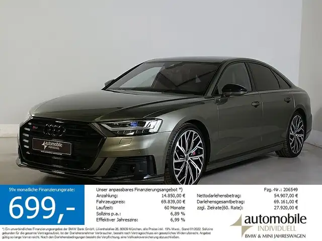 Audi S8 TFSI NP 187945.- AHK Keramik Bremse Standh.
