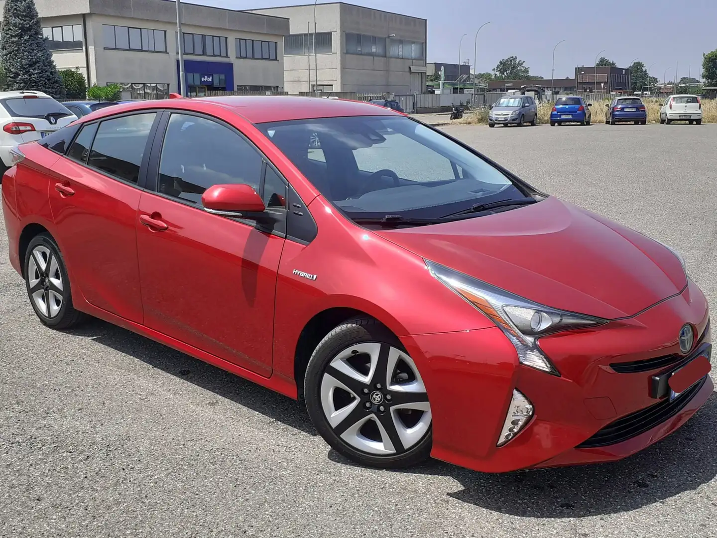 Toyota Prius 1.8 E-CVT STYLE Rouge - 1