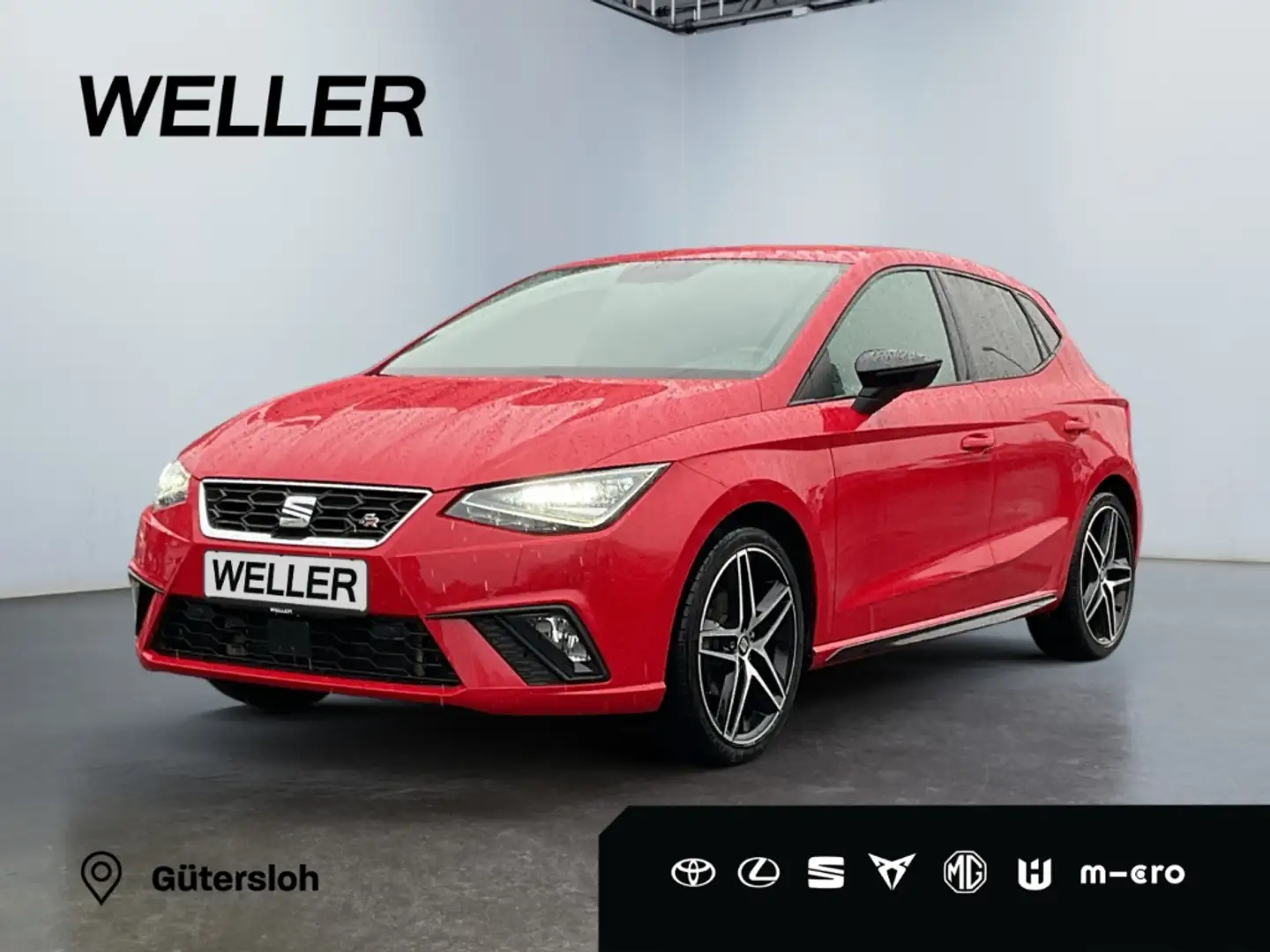 SEAT Ibiza 1.0 TSI FR DSG Black Edition *LED*18''*CAM*DAB+* Rot - 1