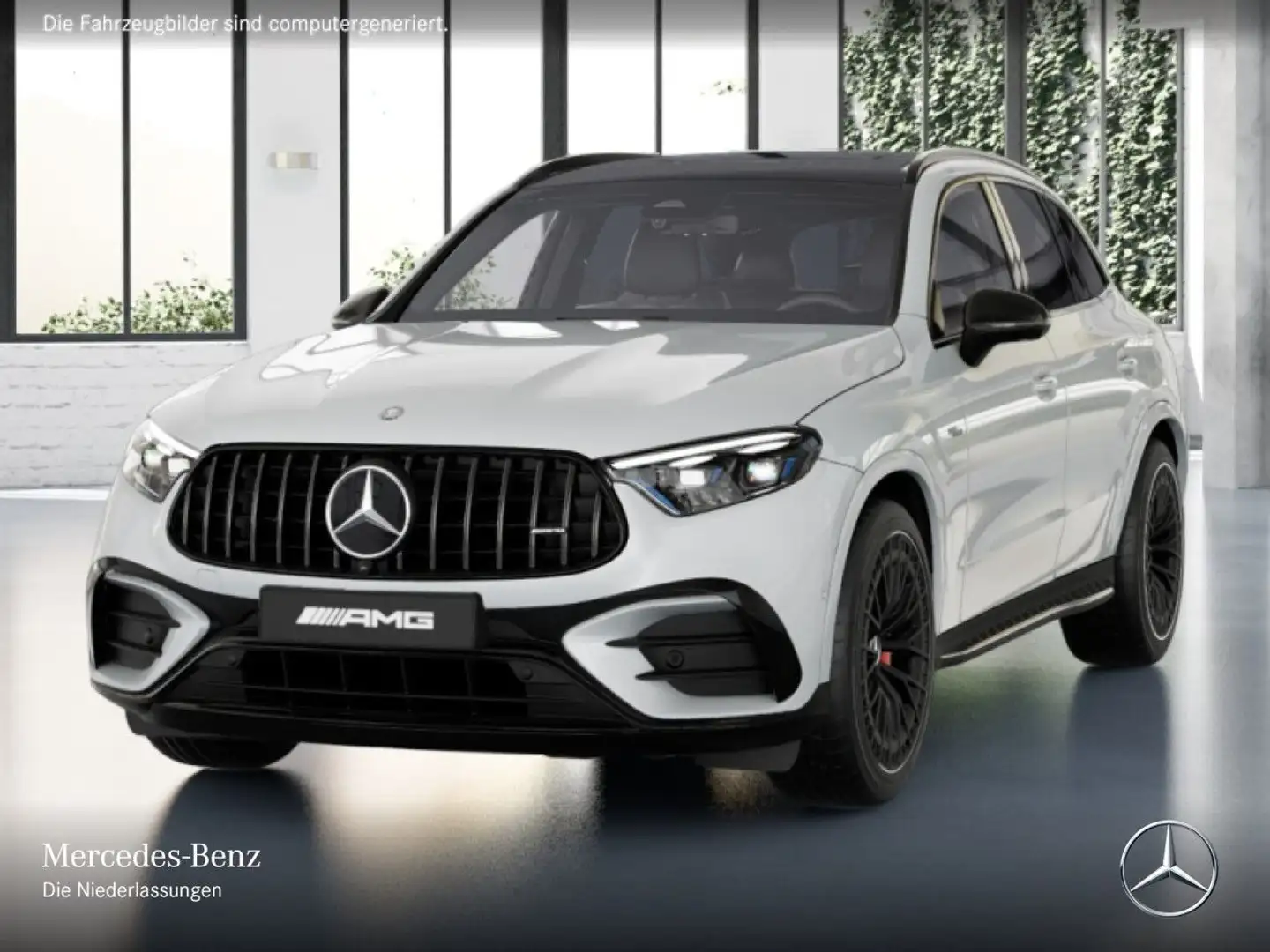 Mercedes-Benz GLC 43 AMG GLC 43 4M NIGHT+PANO+360+AHK+STHZG+BURMESTER+TOTW Weiß - 2