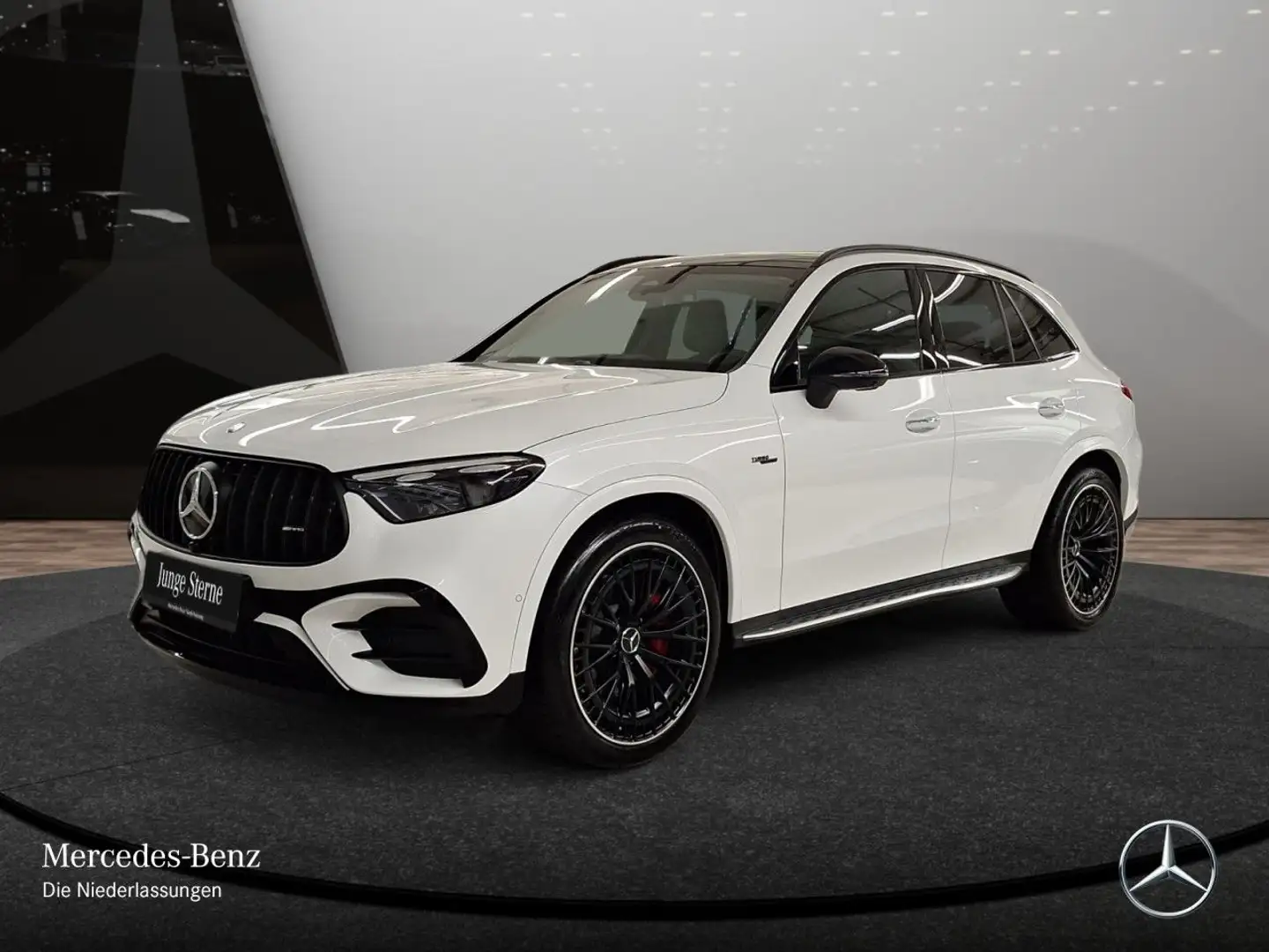 Mercedes-Benz GLC 43 AMG GLC 43 4M NIGHT+PANO+360+AHK+STHZG+BURMESTER+TOTW Weiß - 2