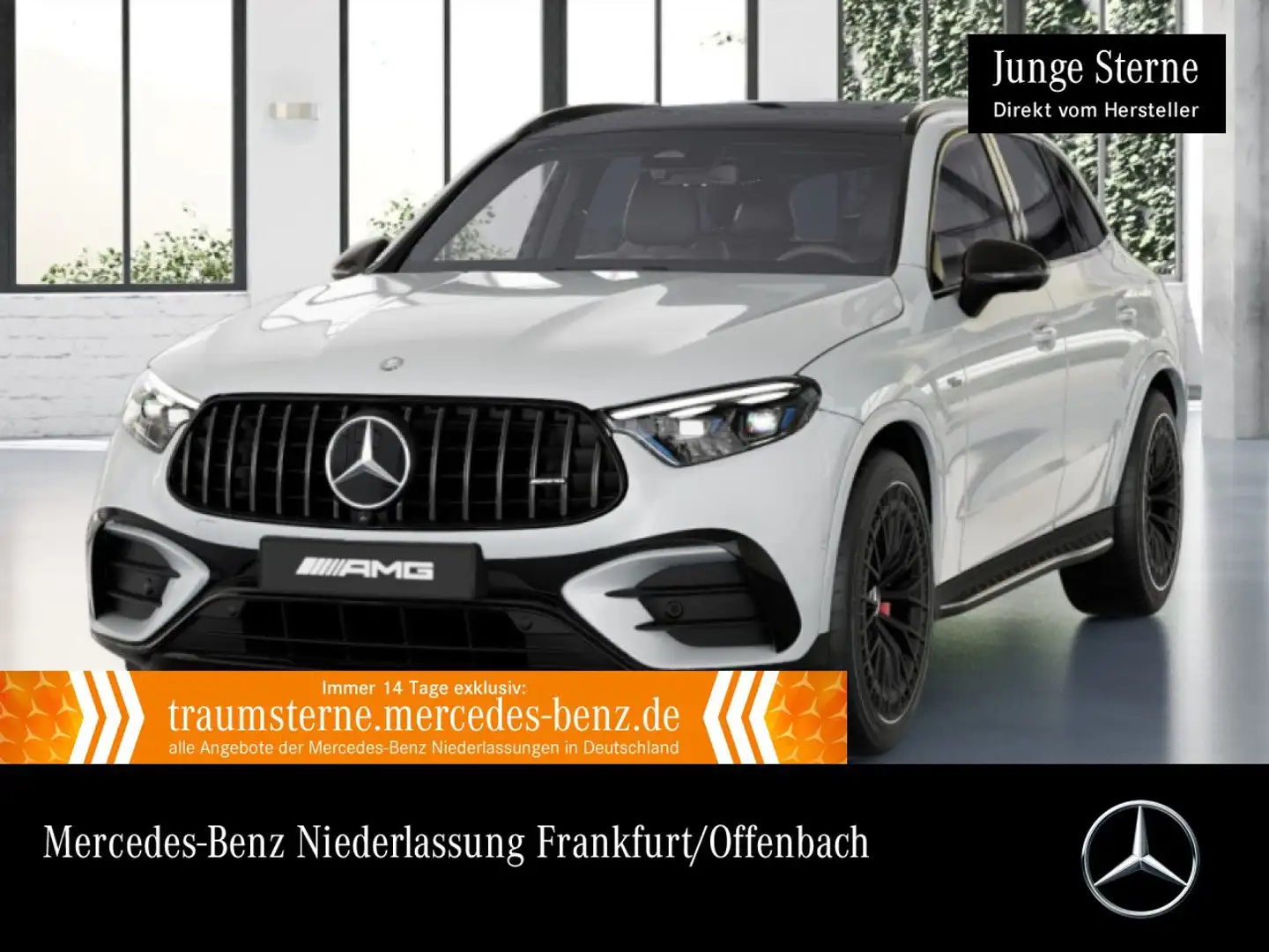 Mercedes-Benz GLC 43 AMG GLC 43 4M NIGHT+PANO+360+AHK+STHZG+BURMESTER+TOTW Weiß - 1