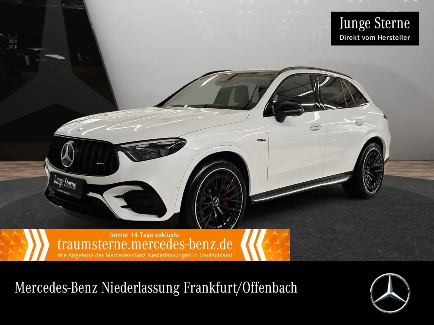 Mercedes-Benz GLC 43 AMG GLC 43 4M NIGHT+PANO+360+AHK+STHZG+BURMESTER+TOTW Weiß - 1