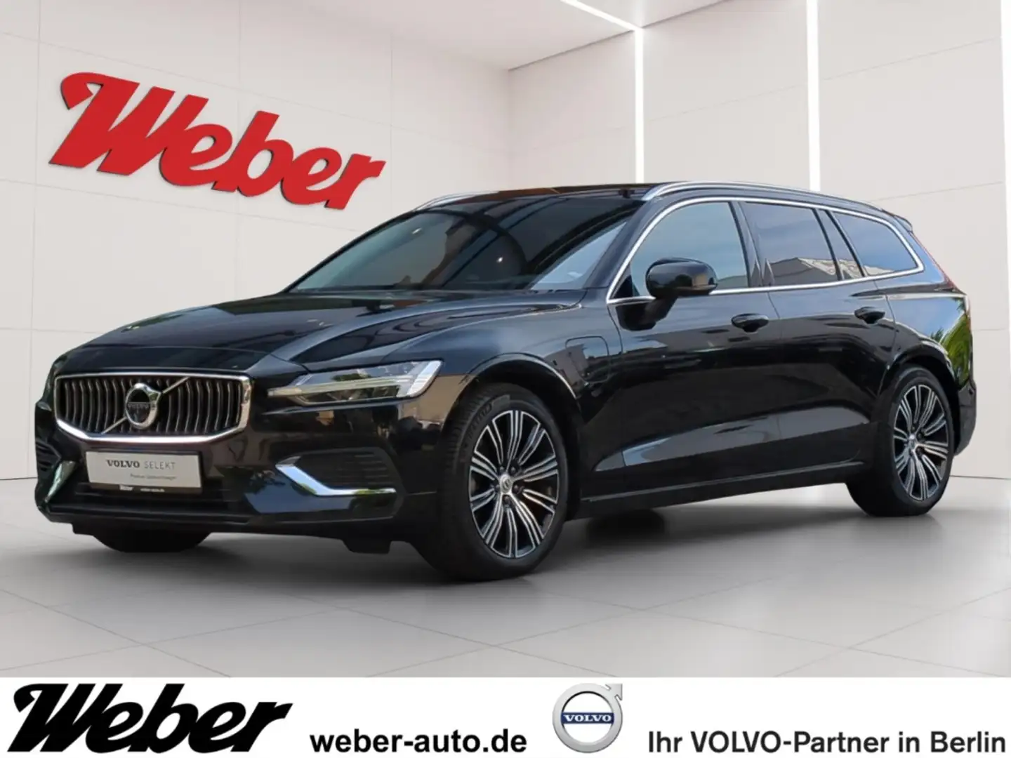 Volvo V60 T6 Recharge Inscription *Massage*Pano*HUD*SH* Noir - 1