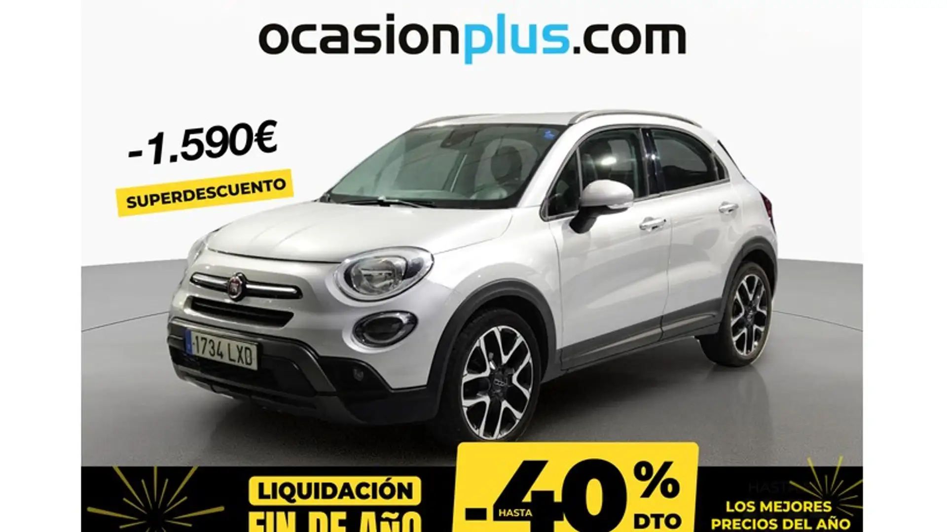 Fiat 500X 1.6Mjt S&S Cross 97kW Gris - 1