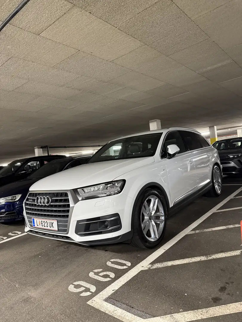 Audi Q7 NEUES PICKERL ! 3,0 TDI ultra quattro Tiptronic Weiß - 1