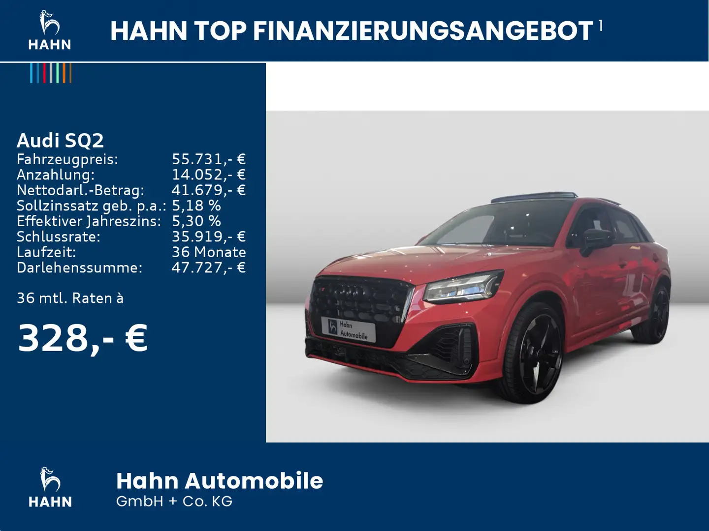 Audi SQ2 TFSI S tronic Piros - 2