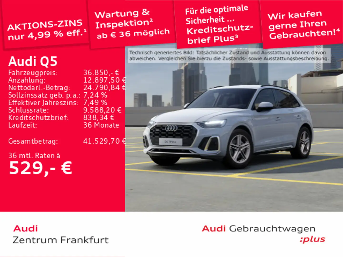 Audi Q5 50 TFSI e quattro S tronic S line LED DAB PDC Weiß - 1