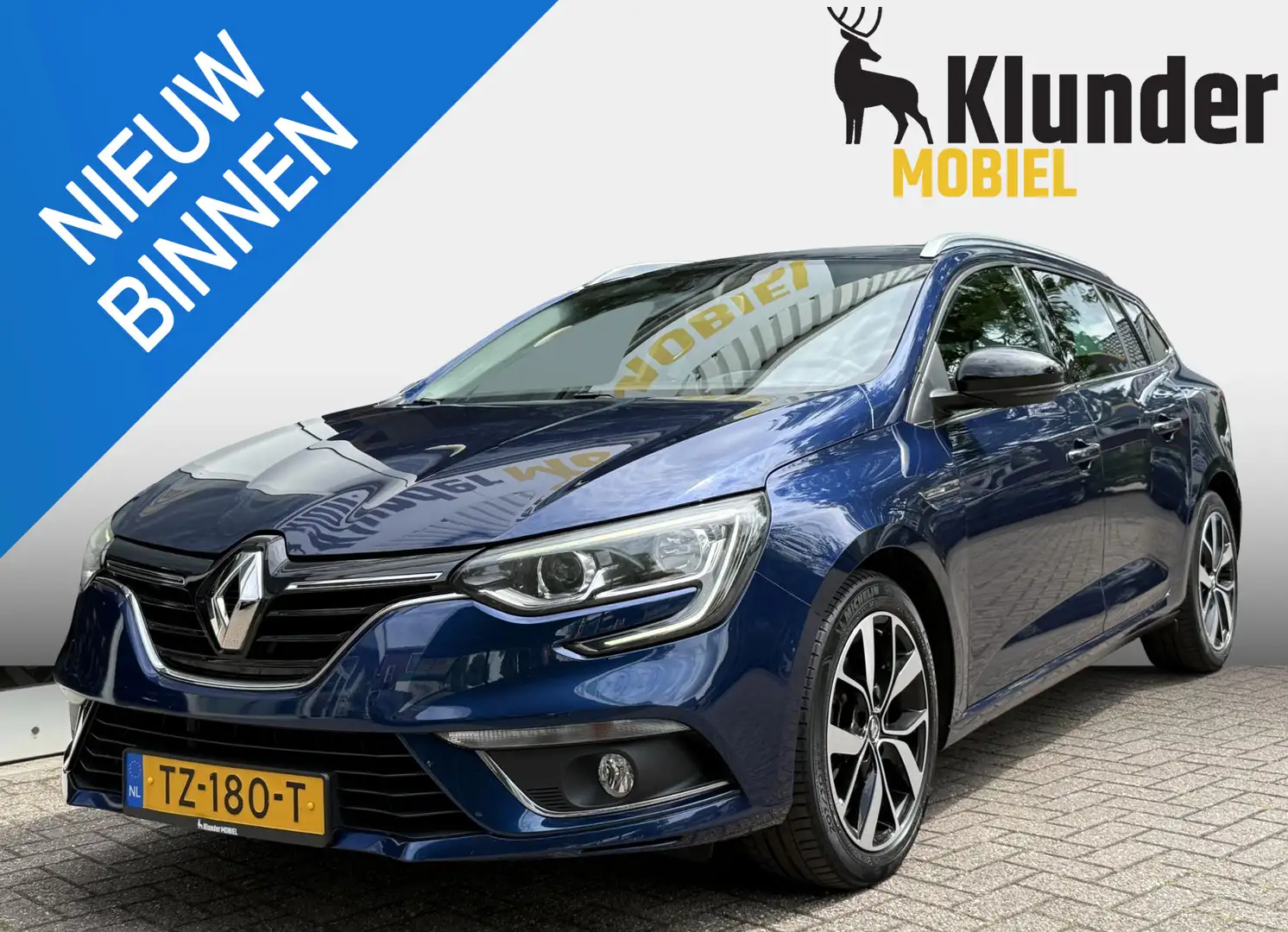 Renault Megane Estate 1.3 TCe Limited |Navi|Trekhaak|1e Eig.| Blauw - 1