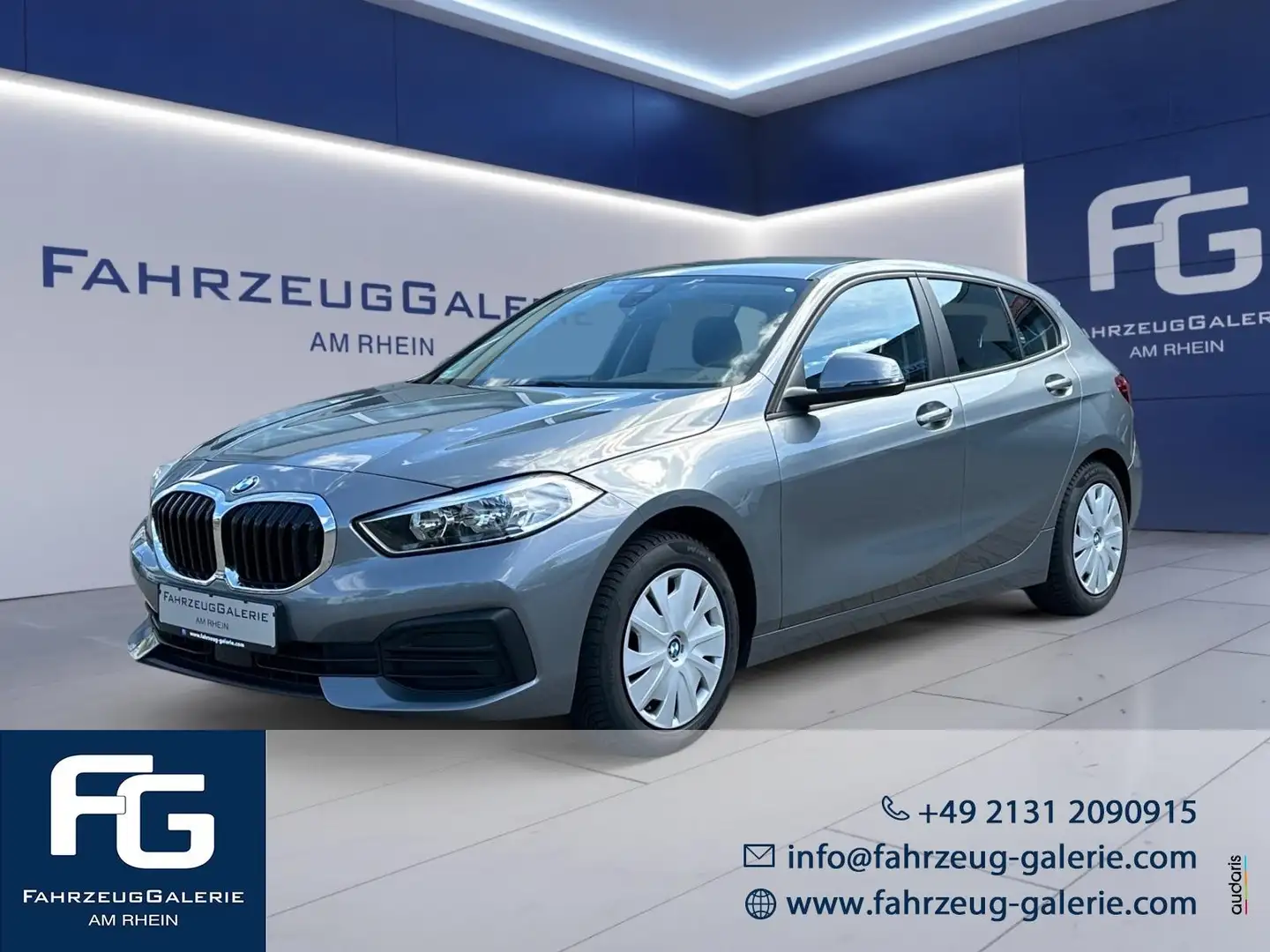 BMW 116 d Metallic 1. Hand Unfallfrei Achtfach Grau - 1