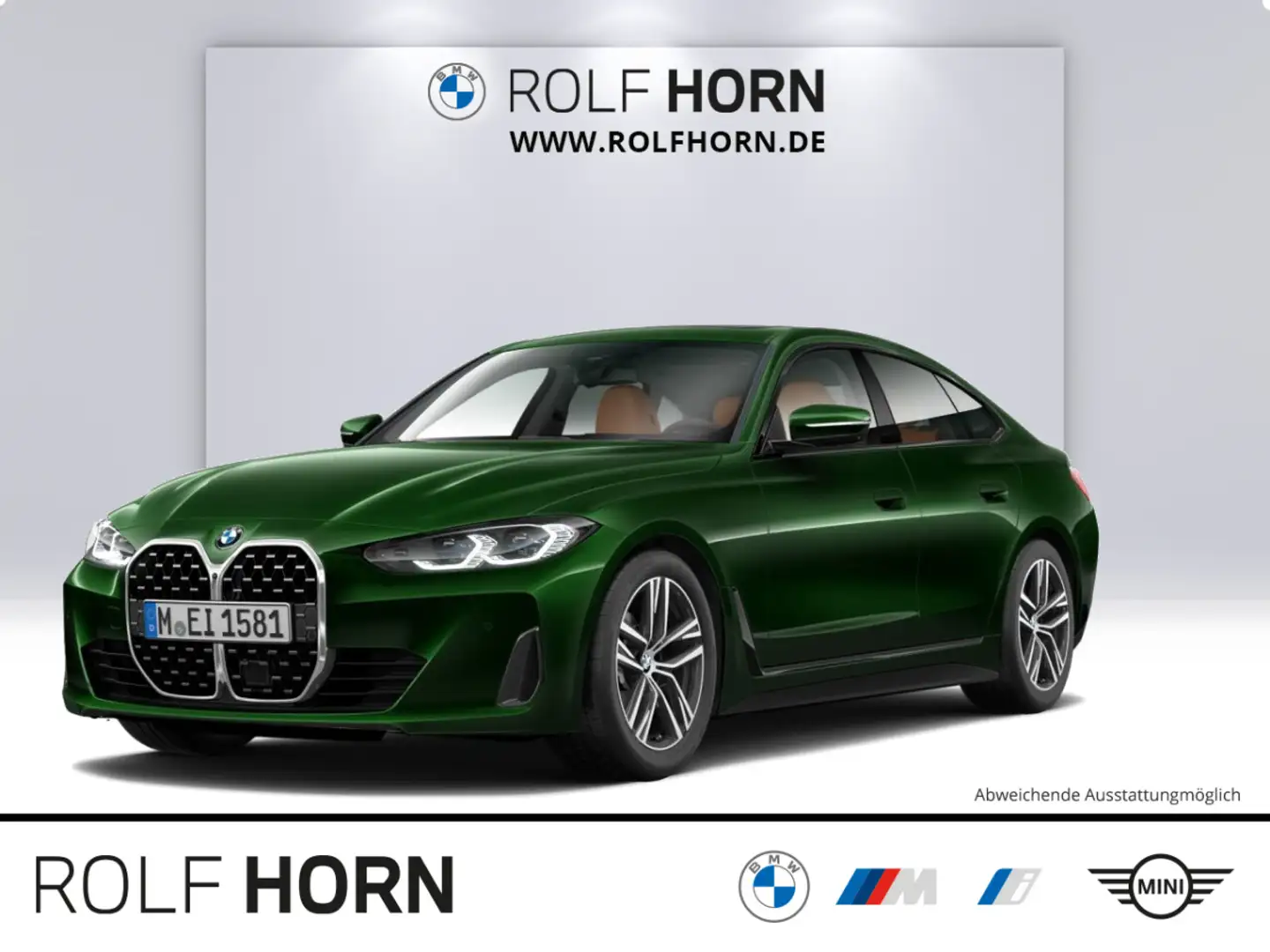 BMW 430 i Gran Coupe Autom HUD AHK Pano Laser H/K 18" Grün - 1