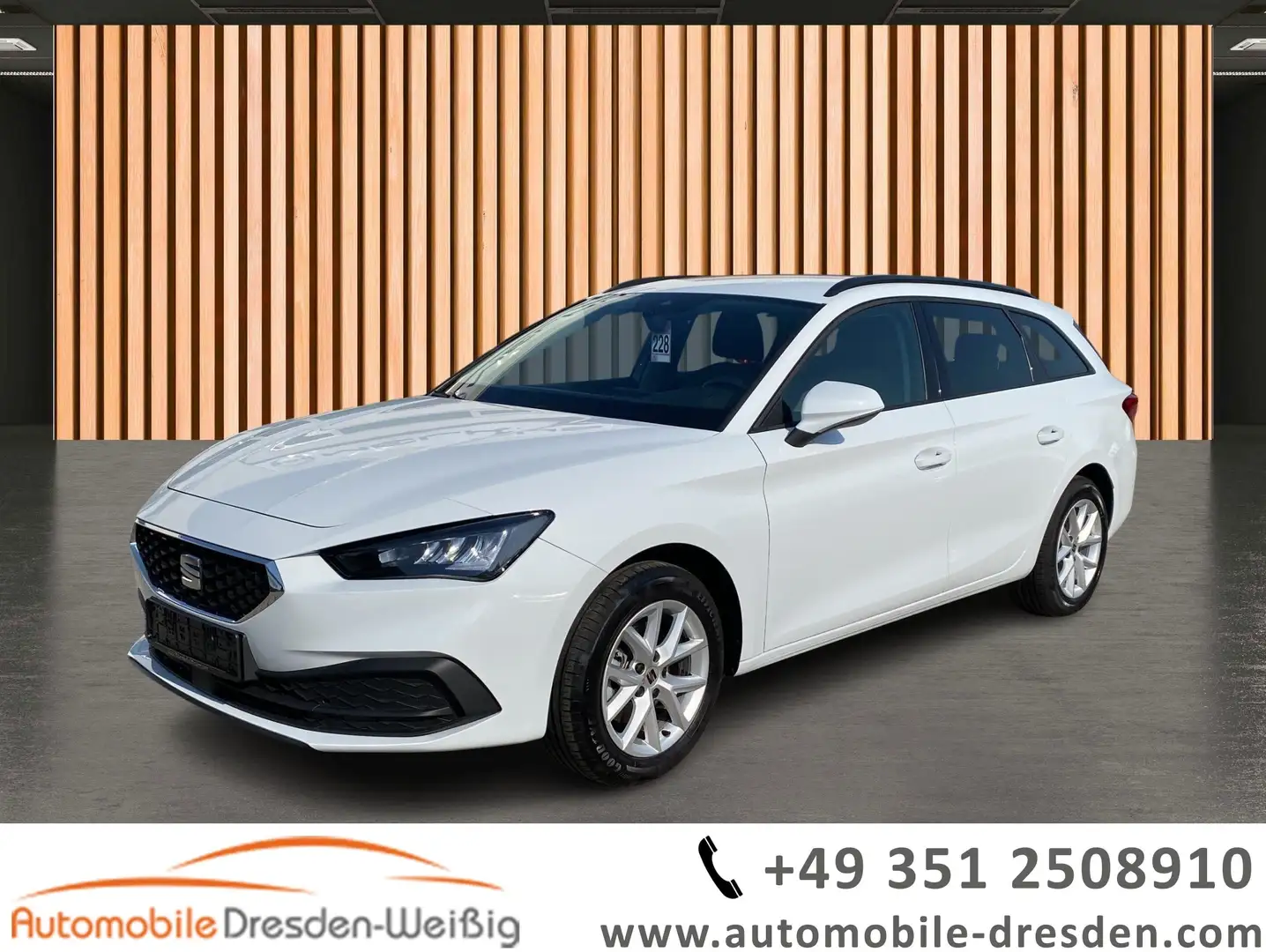 SEAT Leon ST 1.0 eTSI DSG Style*Full Link*ACC*Kamera* Weiß - 1