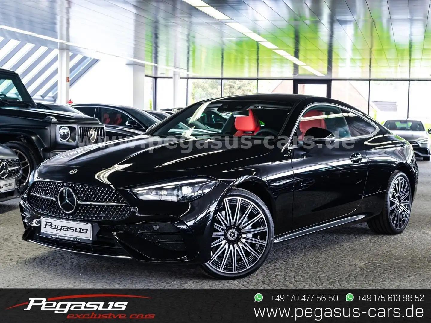 Mercedes-Benz CLE 300 Coupé AMG LINE*PREMIUM PLUS*LEATHER RED* Negru - 1