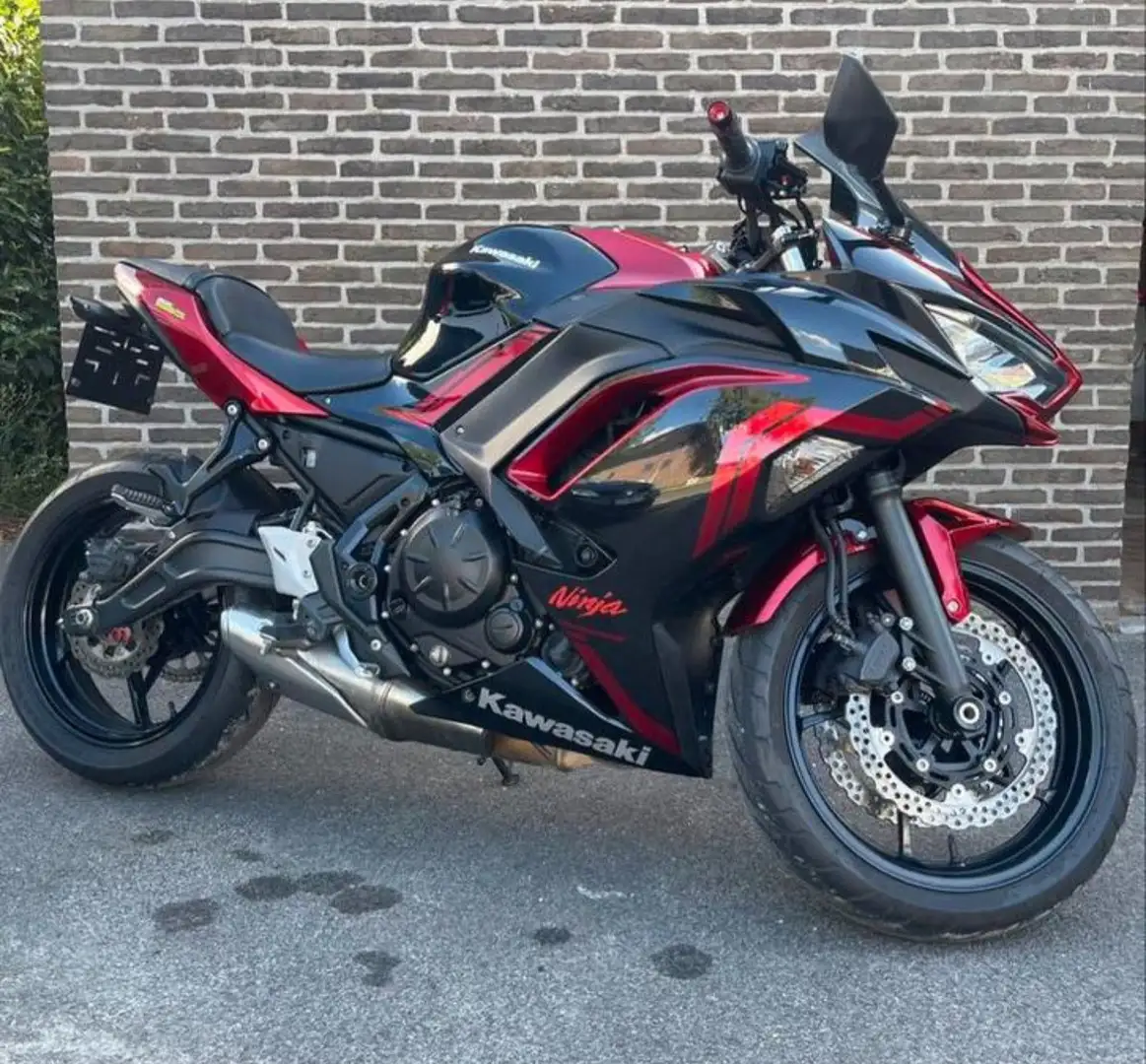 Kawasaki Ninja 650 ABS - 2021 - Special Imperial Red! Zwart - 1