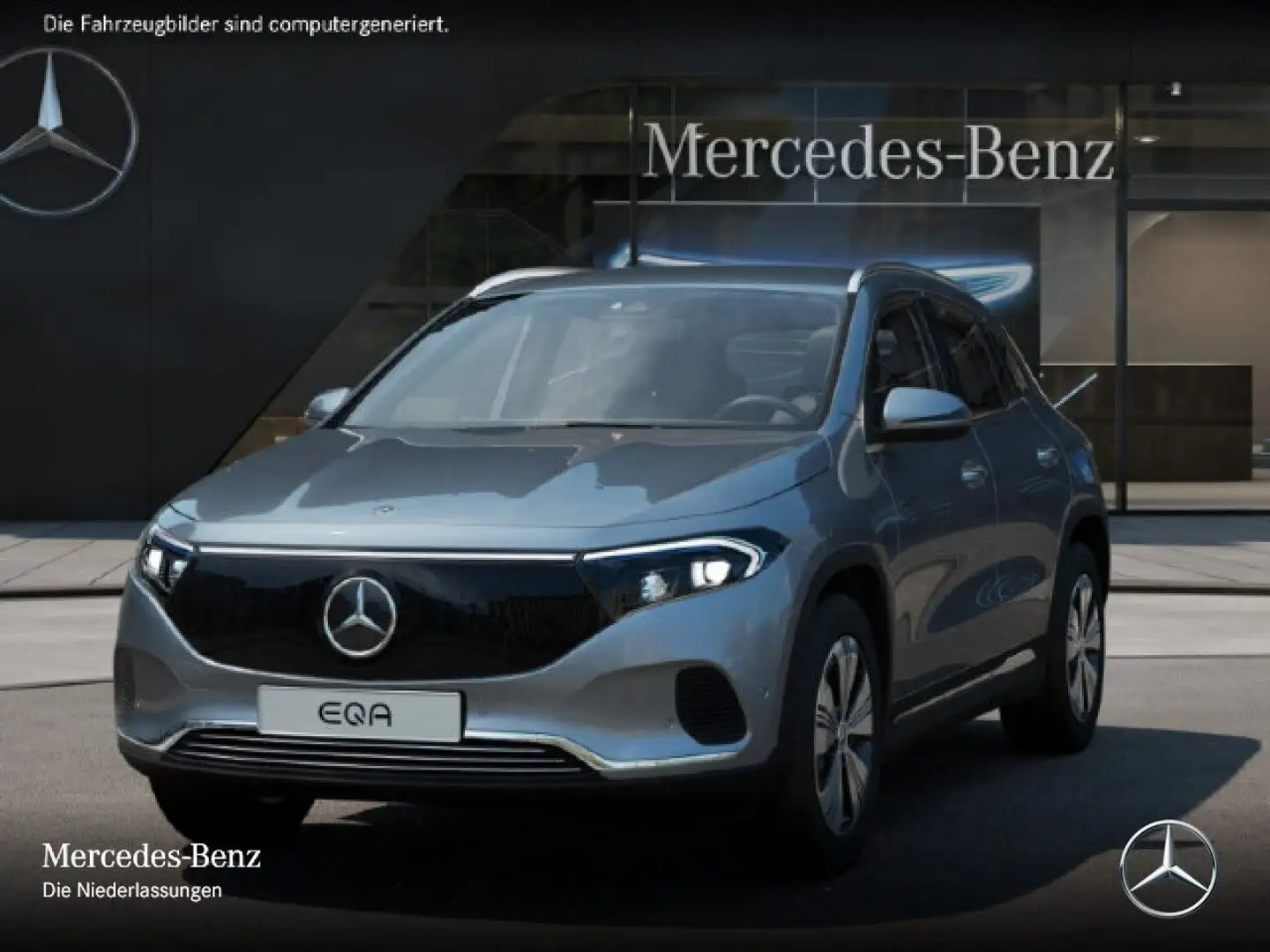 Mercedes-Benz EQA 250 PROG+PLUS-PAKET+AHK+KAMERA+KEYLESS+SPUR Silber - 2
