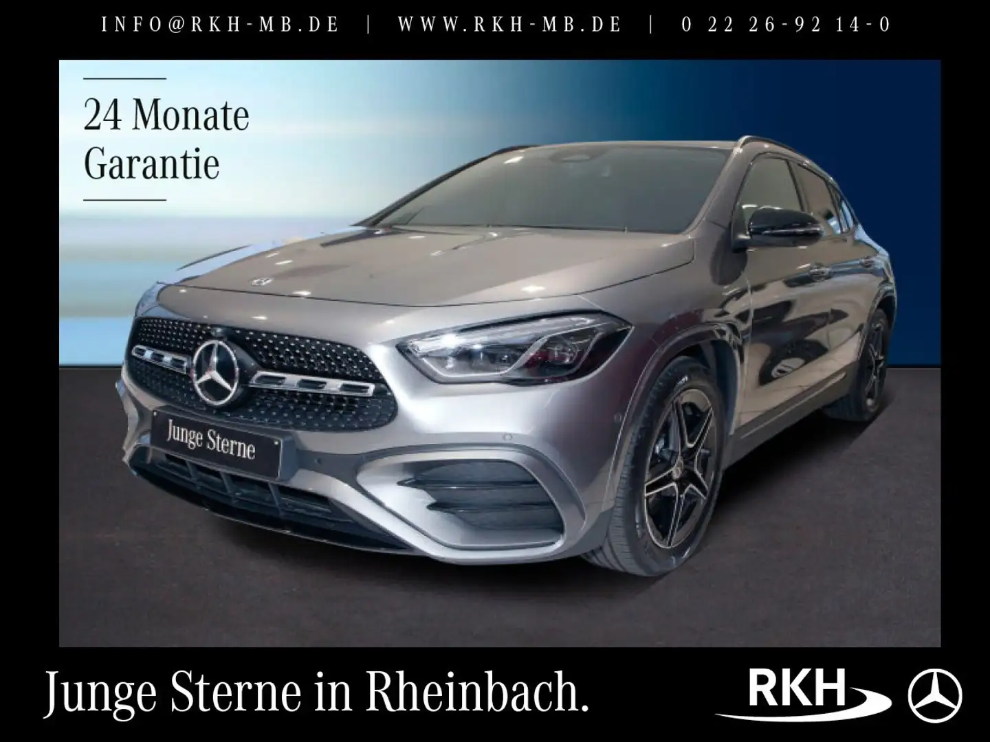 Mercedes-Benz GLA 200 GLA 200 AMG Line Night/AHK/360°/Totw./Distr./LED Gris - 1