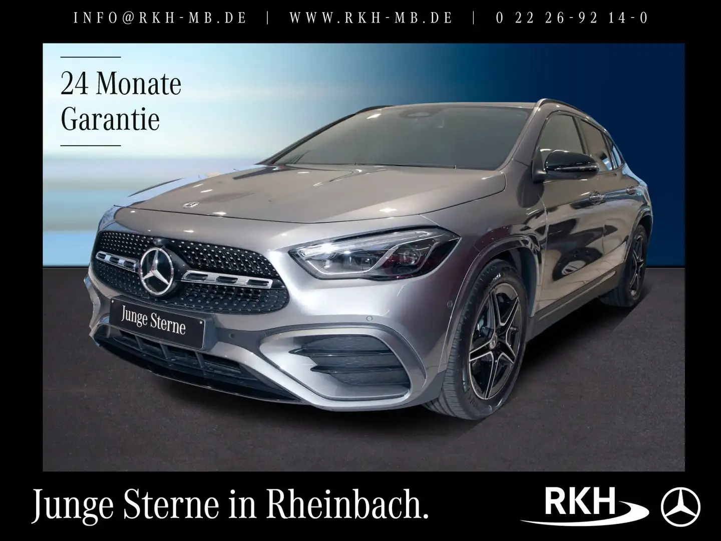 Mercedes-Benz GLA 200 GLA 200 AMG Line Night/AHK/360°/Totw./Distr./LED Grau - 1