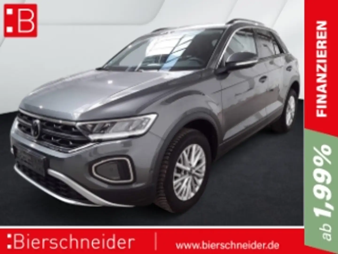 Volkswagen T-Roc 1.0 TSI Life LED NAVI SHZ PARKP Grau - 1