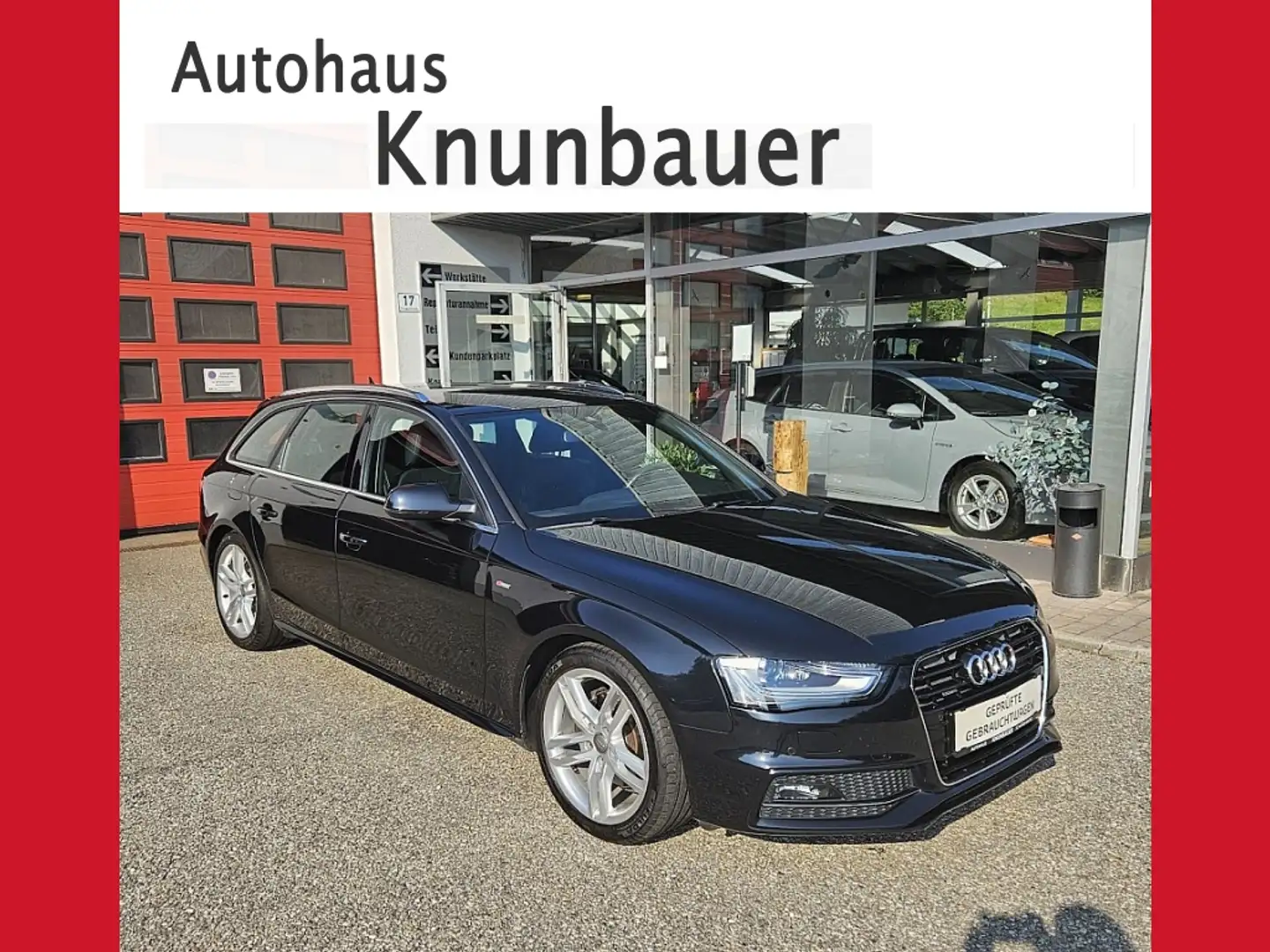 Audi A4 Avant 2,0 TDI quattro DPF Schwarz - 1