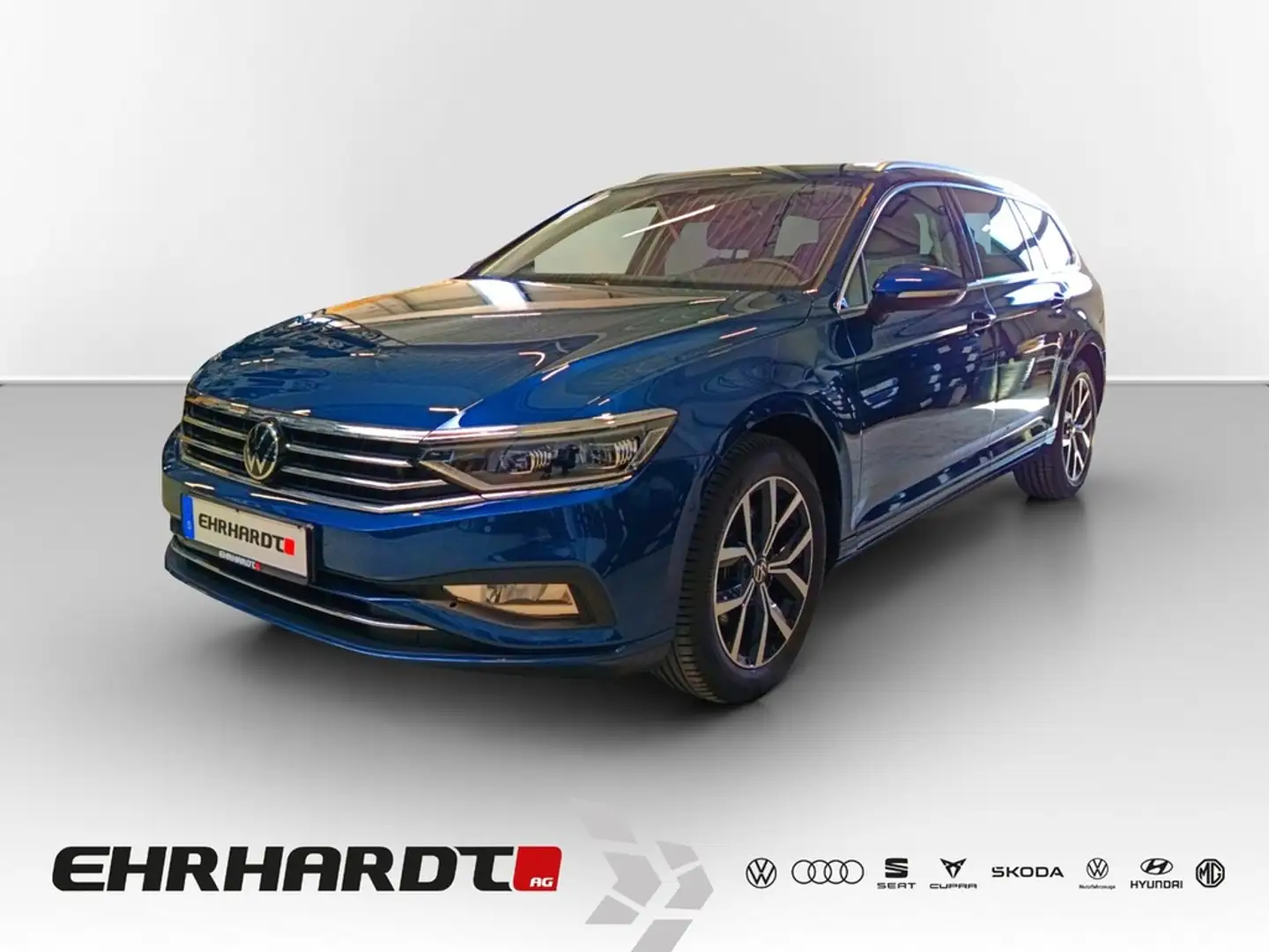 Volkswagen Passat Variant 2.0 TDI DSG Business AHK*IQ-LIGHT*BEH.FRONT*VIR... Bleu - 1